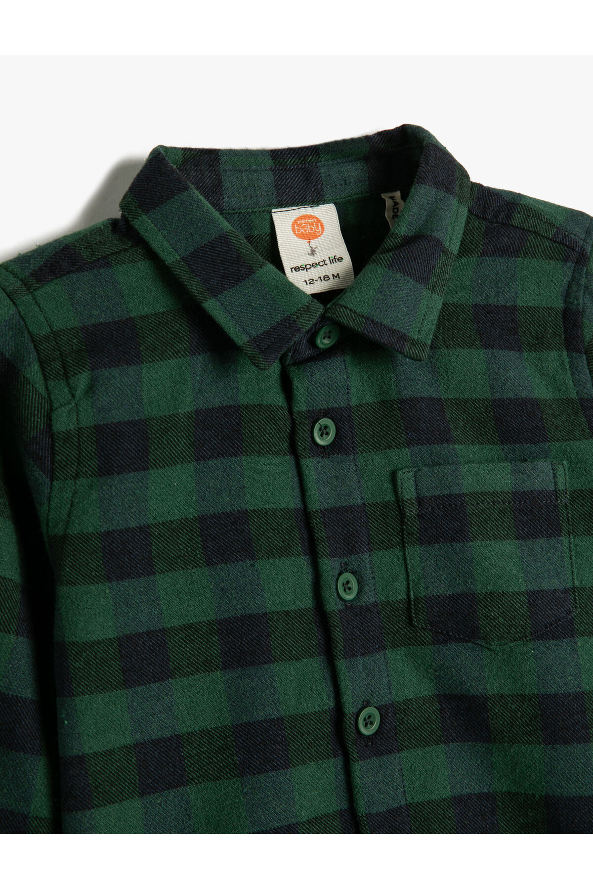 Koton Oduncu Gömlek Uzun Kollu Cep Detaylı fotoğrafı 3 (önizleme)