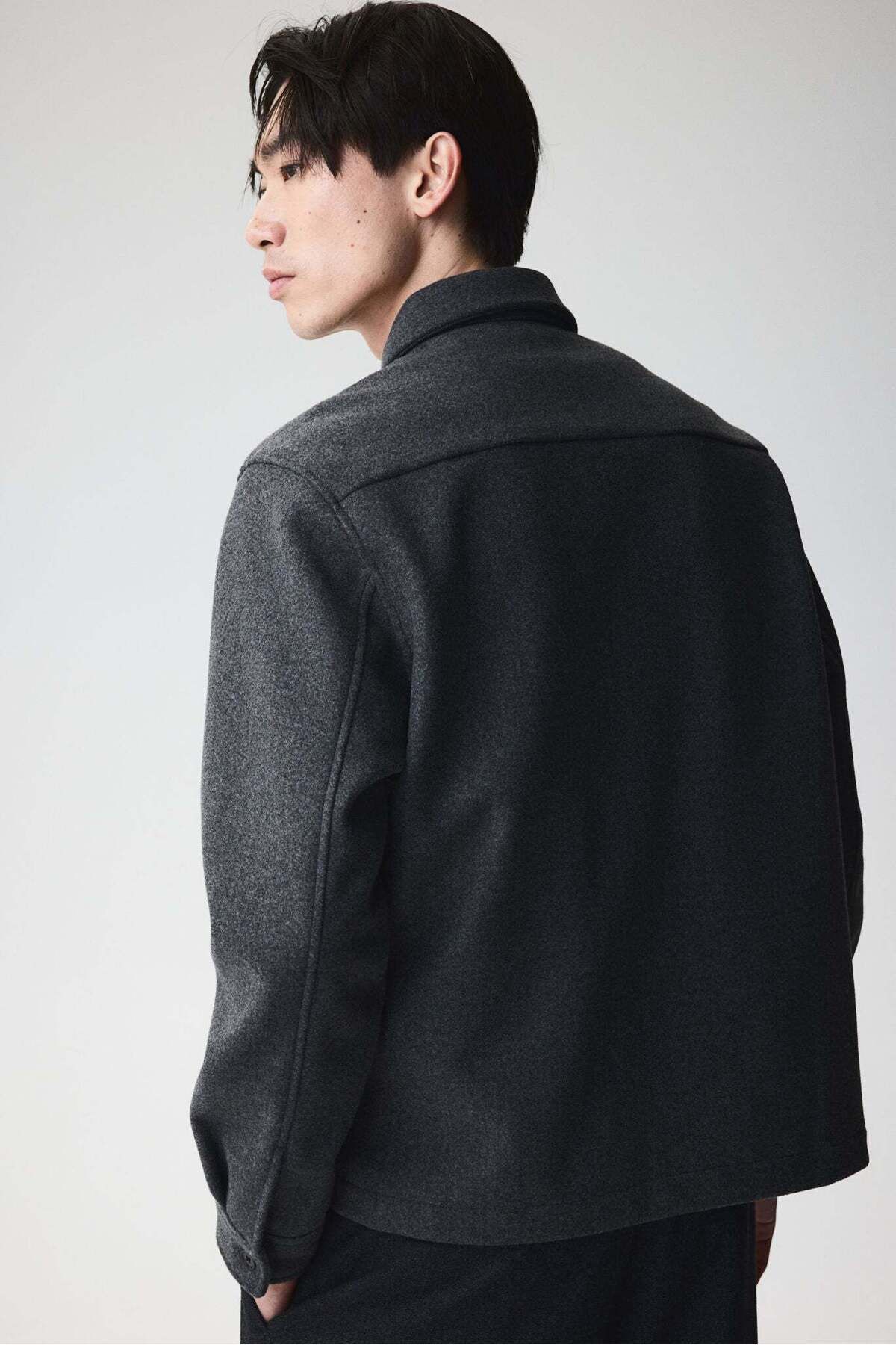 H&M-Regular Fit Zip-through overshirt 3