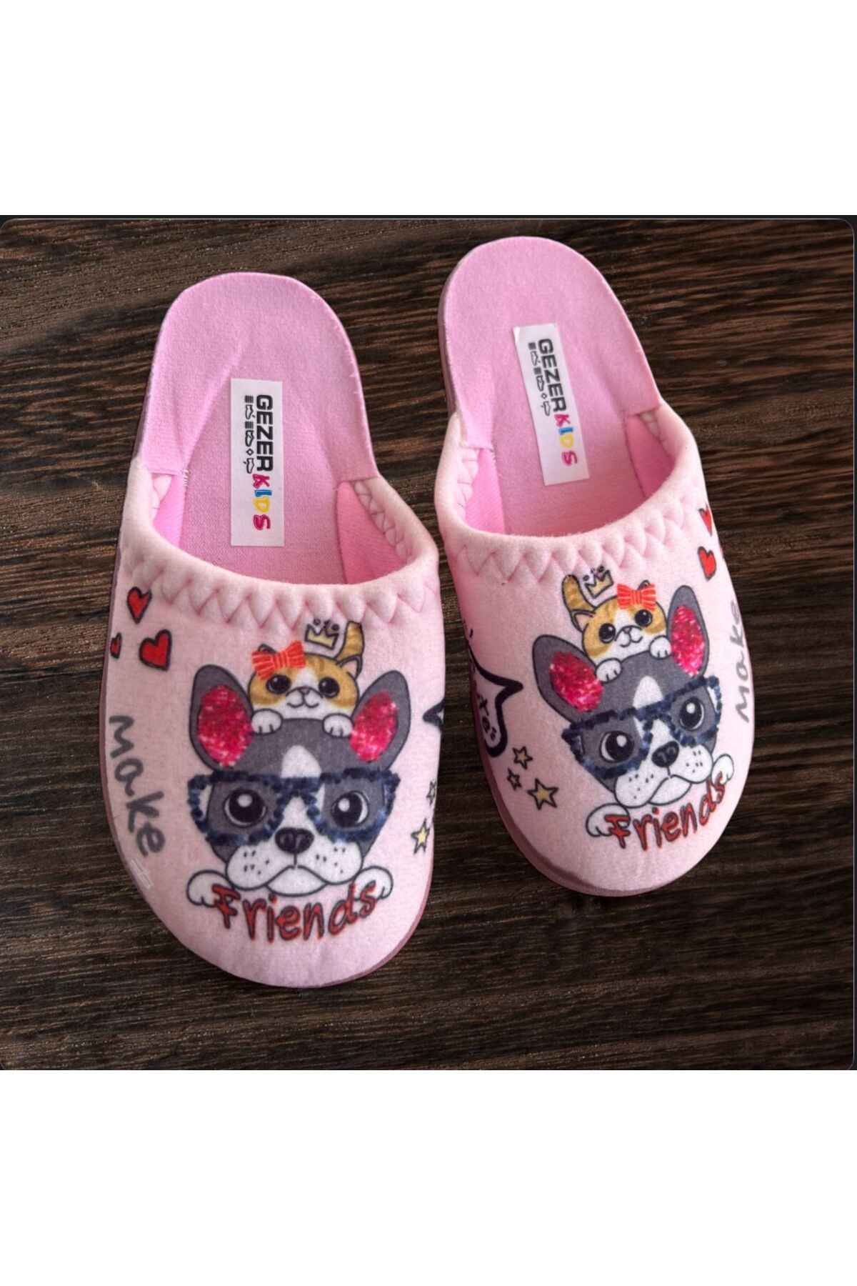 GEZER-Girl's Carpet Slippers Winter Slippers Girl's Slippers 1