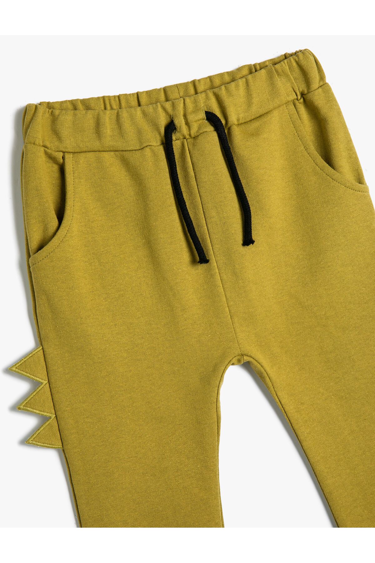 Koton-Jogger-Jogginghose, Taillenband, Taschenapplikation, detaillierte Baumwolle 3