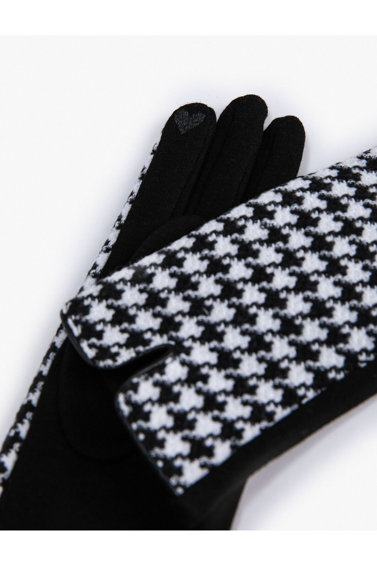 الگوی دستکش کوتون توید Houndstooth