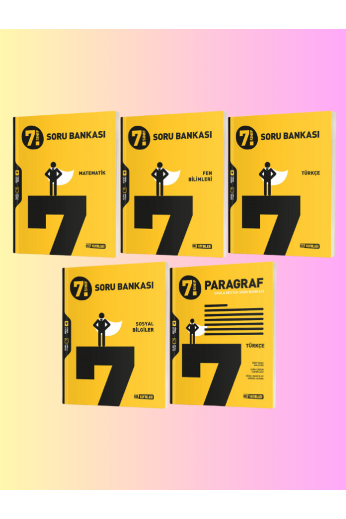 Hız Yayınları Hız Yayınları 7.sınıf Soru Bankası Set MAT-FEN
