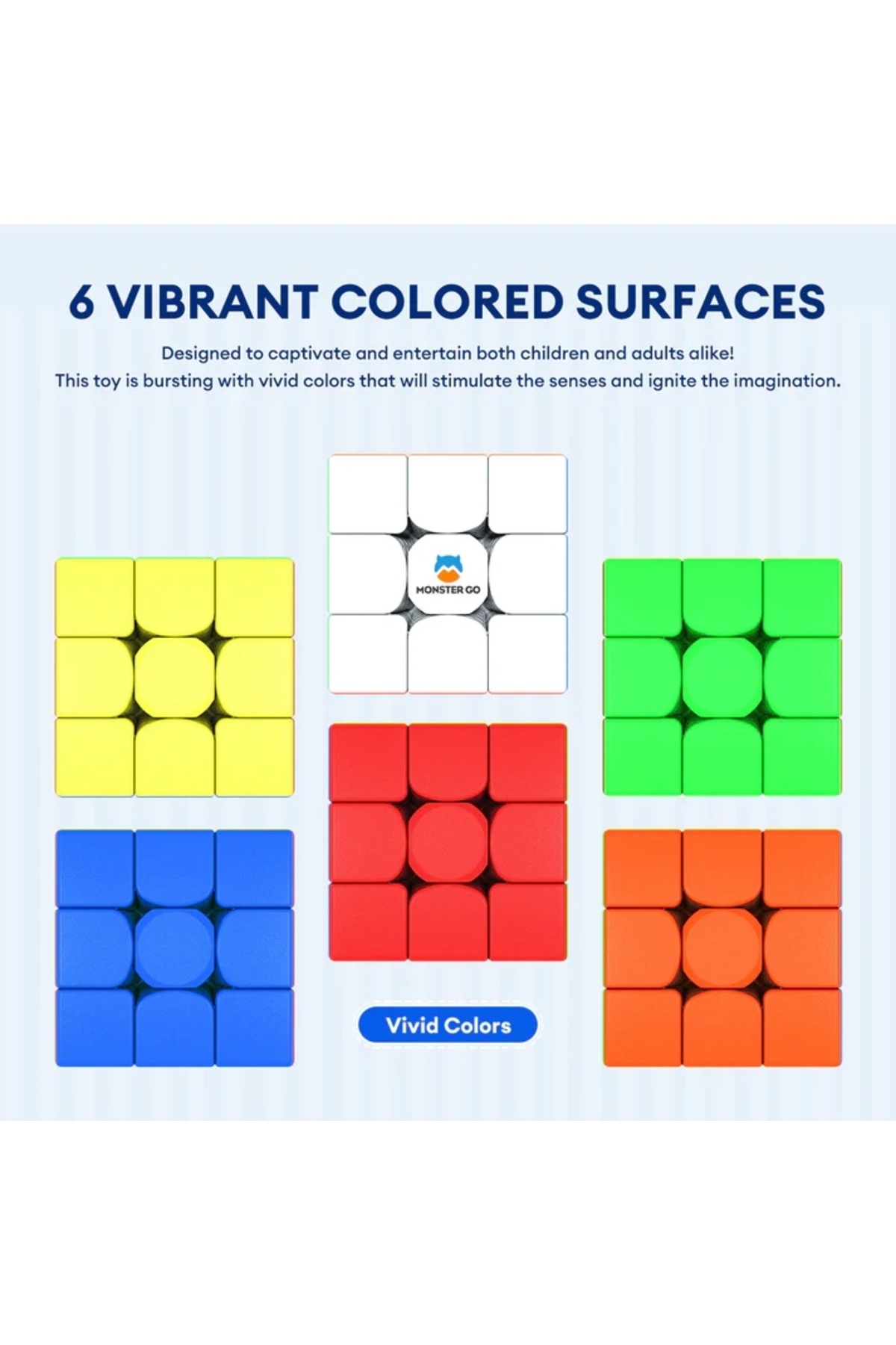 Doğan Oyuncak Dünyası Profesyonel GAN Monster Go Standard 3x3 Manyetik Küp - Zeka Küpü - Akıl Küpü - Monster Küp fotoğrafı 5 (önizleme)