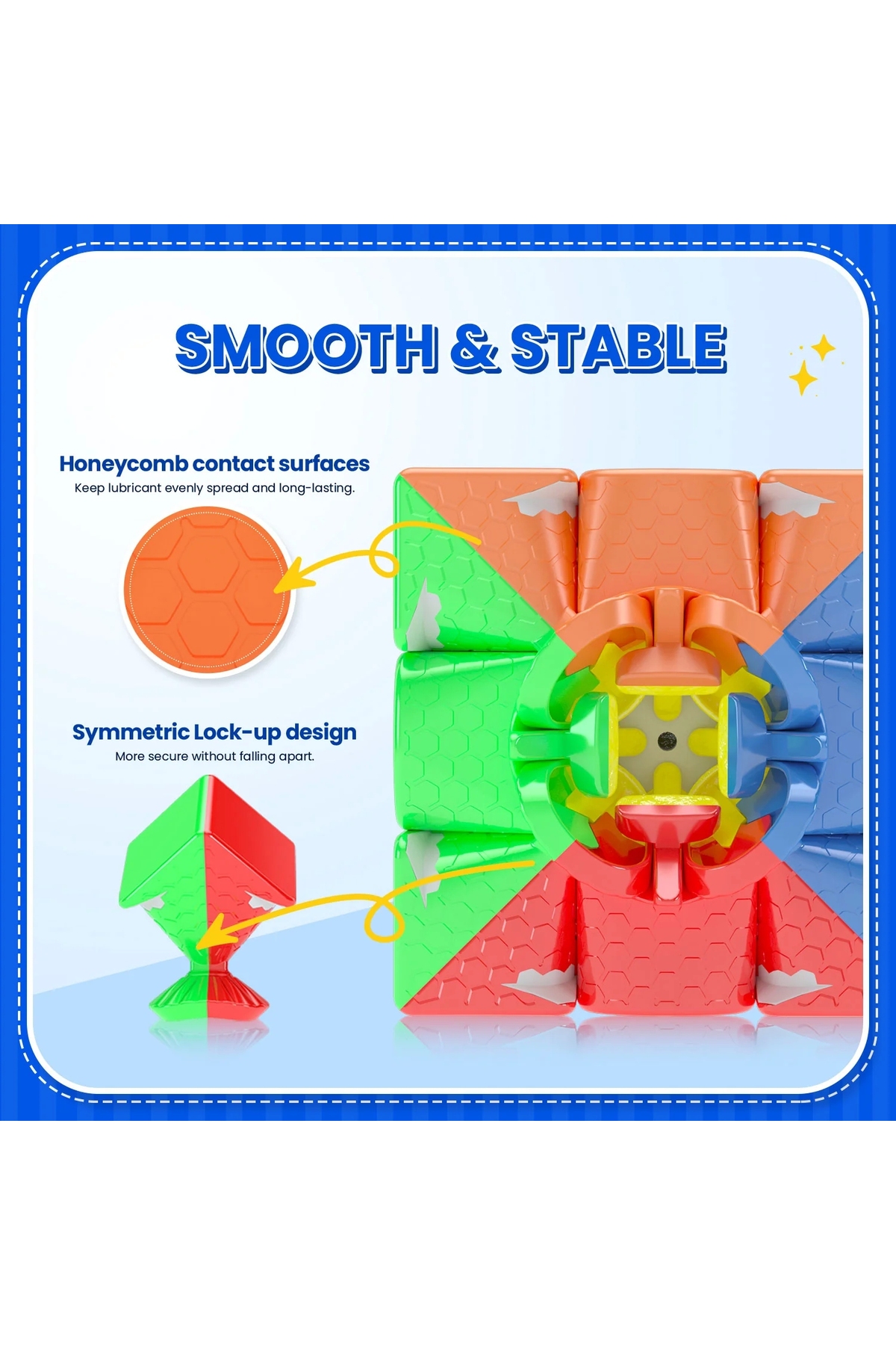 Doğan Oyuncak Dünyası Profesyonel GAN Monster Go Standard 3x3 Manyetik Küp - Zeka Küpü - Akıl Küpü - Monster Küp fotoğrafı 8 (önizleme)