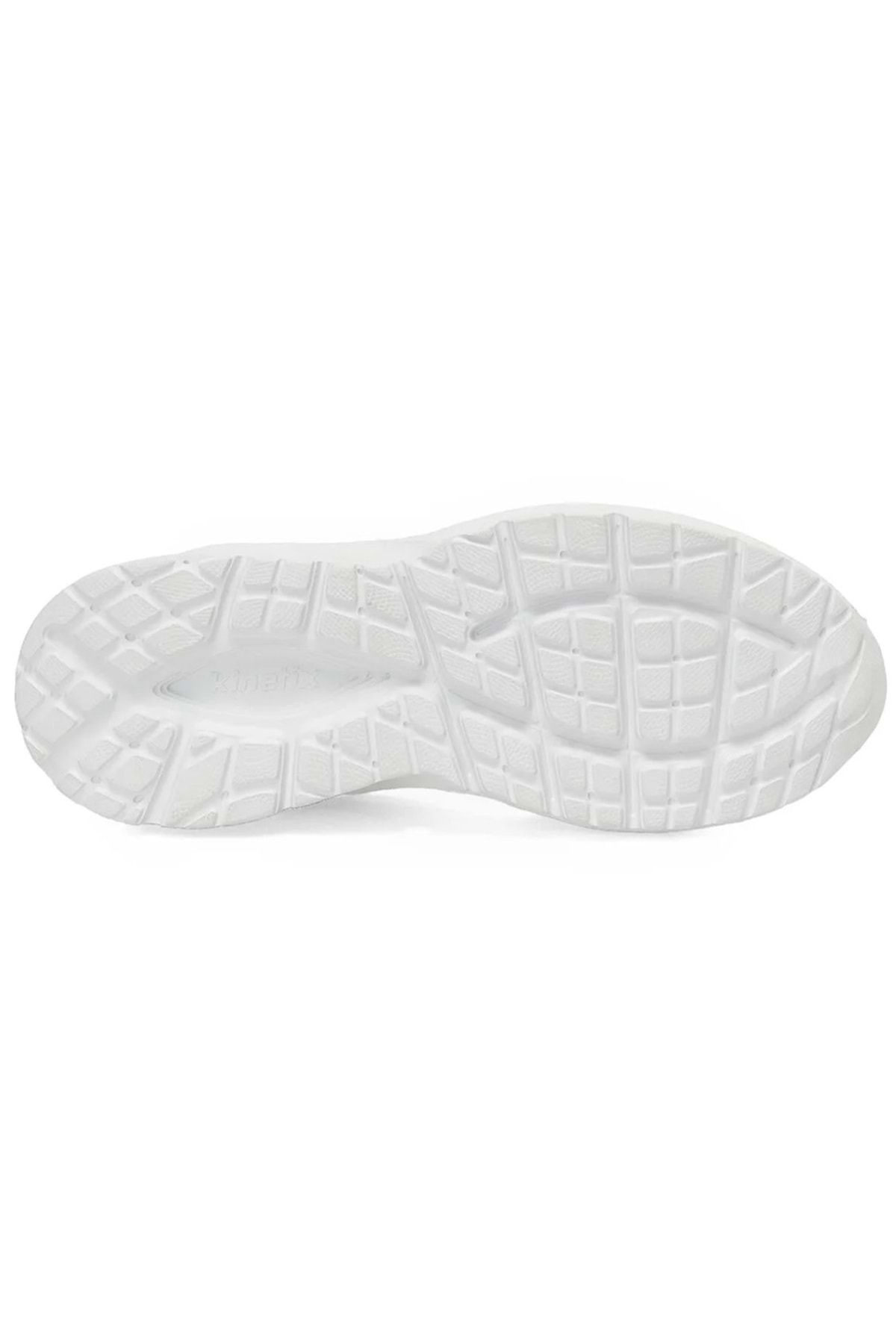 Kinetix-White Unisex Sneakers - Solida Pu, Thick Sole 7