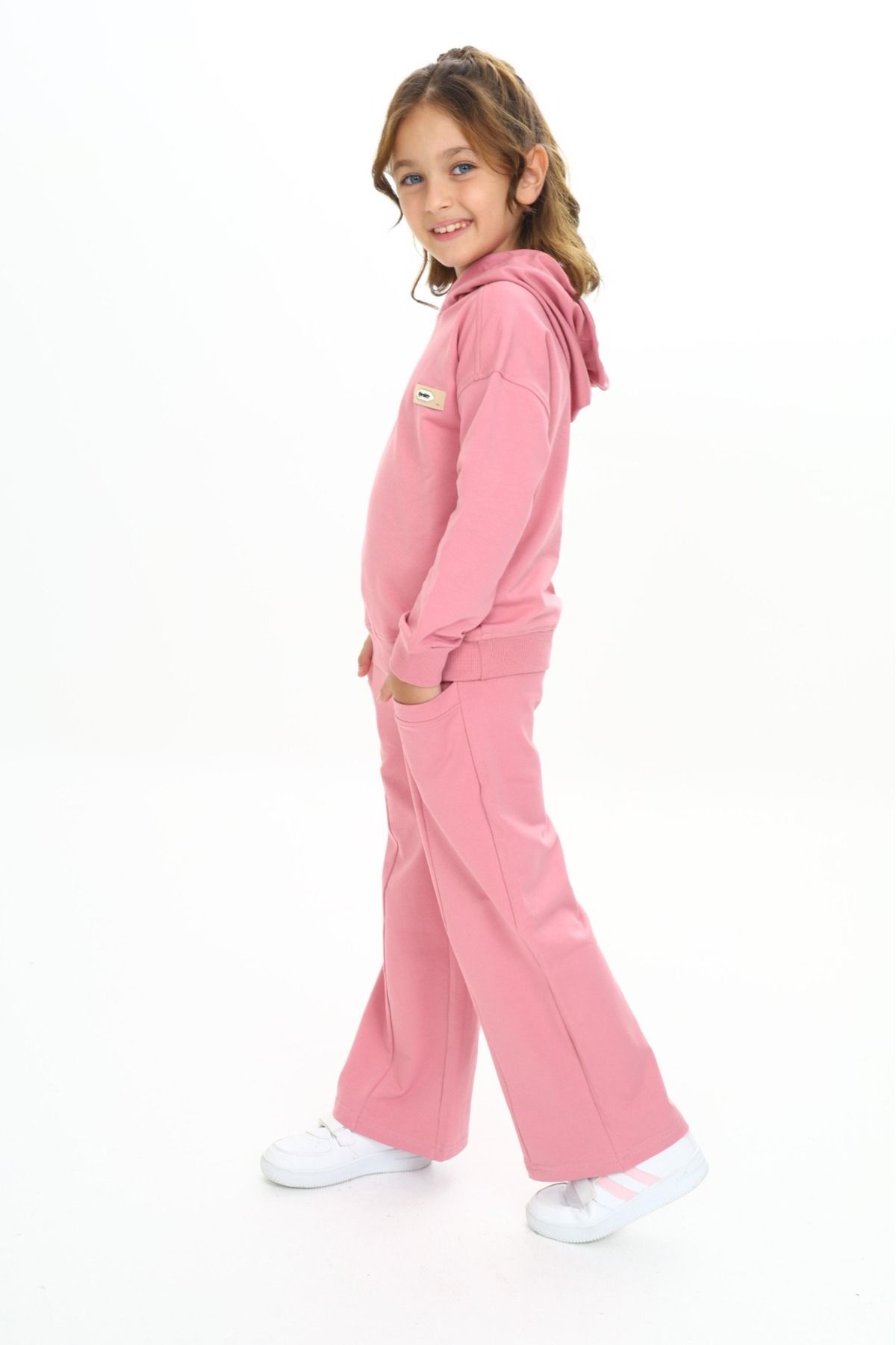 Toontoy-Girl's Hooded Tracksuit Set 4