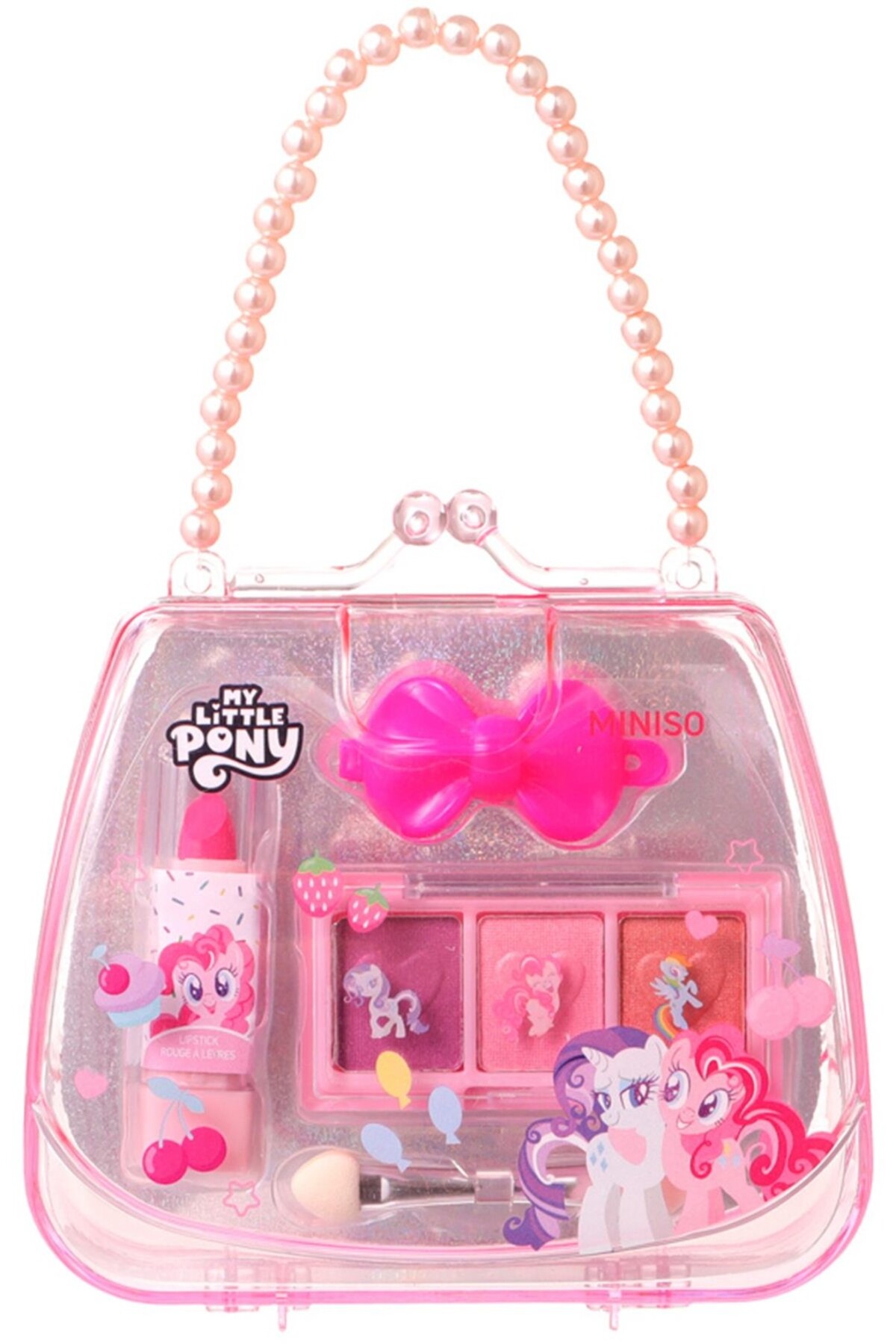 Miniso My Little Pony Lisanslı Saç Bantlı Çantalı Çocuk Makyaj Seti — 2017404510101