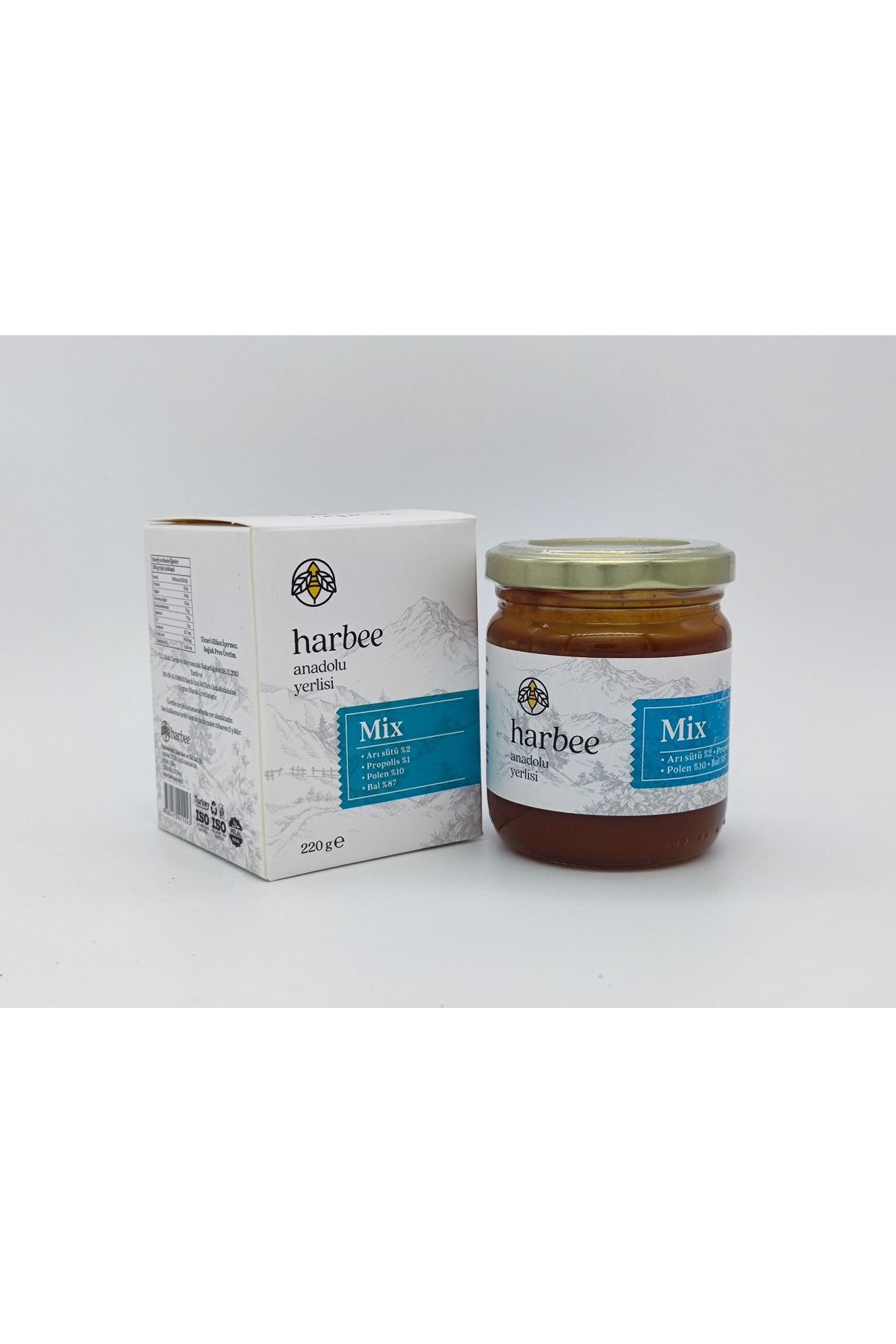 Har-Bee Mix | Bal - Propolis - Arı Sütü - Polen Karışımı