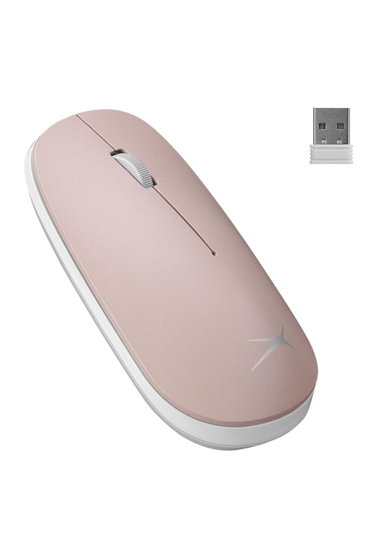 Vobotek Teknoloji Altec Lansing ALBM7305 Pembe 2.4GHz USB 1600DPI Alkalin Pilli Kablosuz Mouse