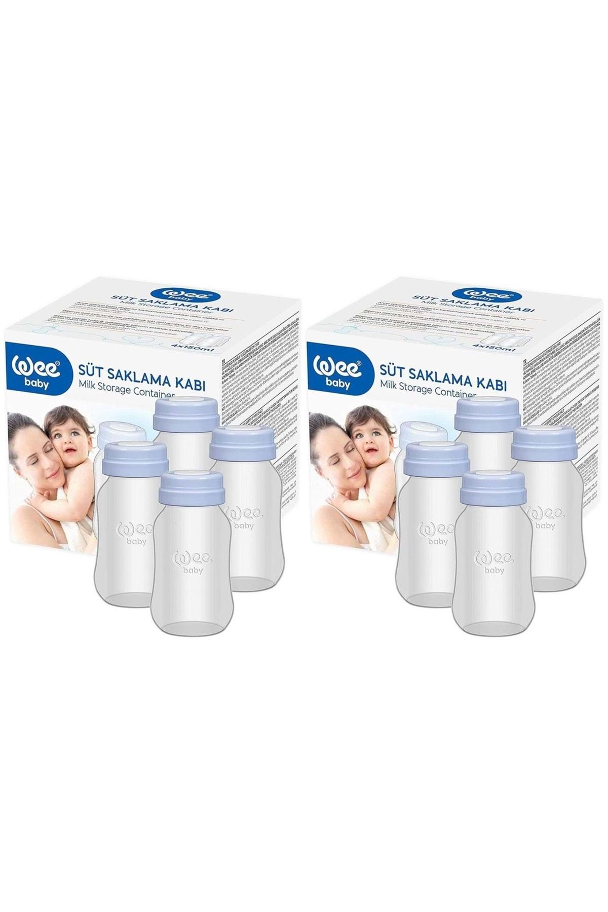 Wee Baby Süt Saklama Kabı (8 Li Set) (Kod:126) (2PK*4)