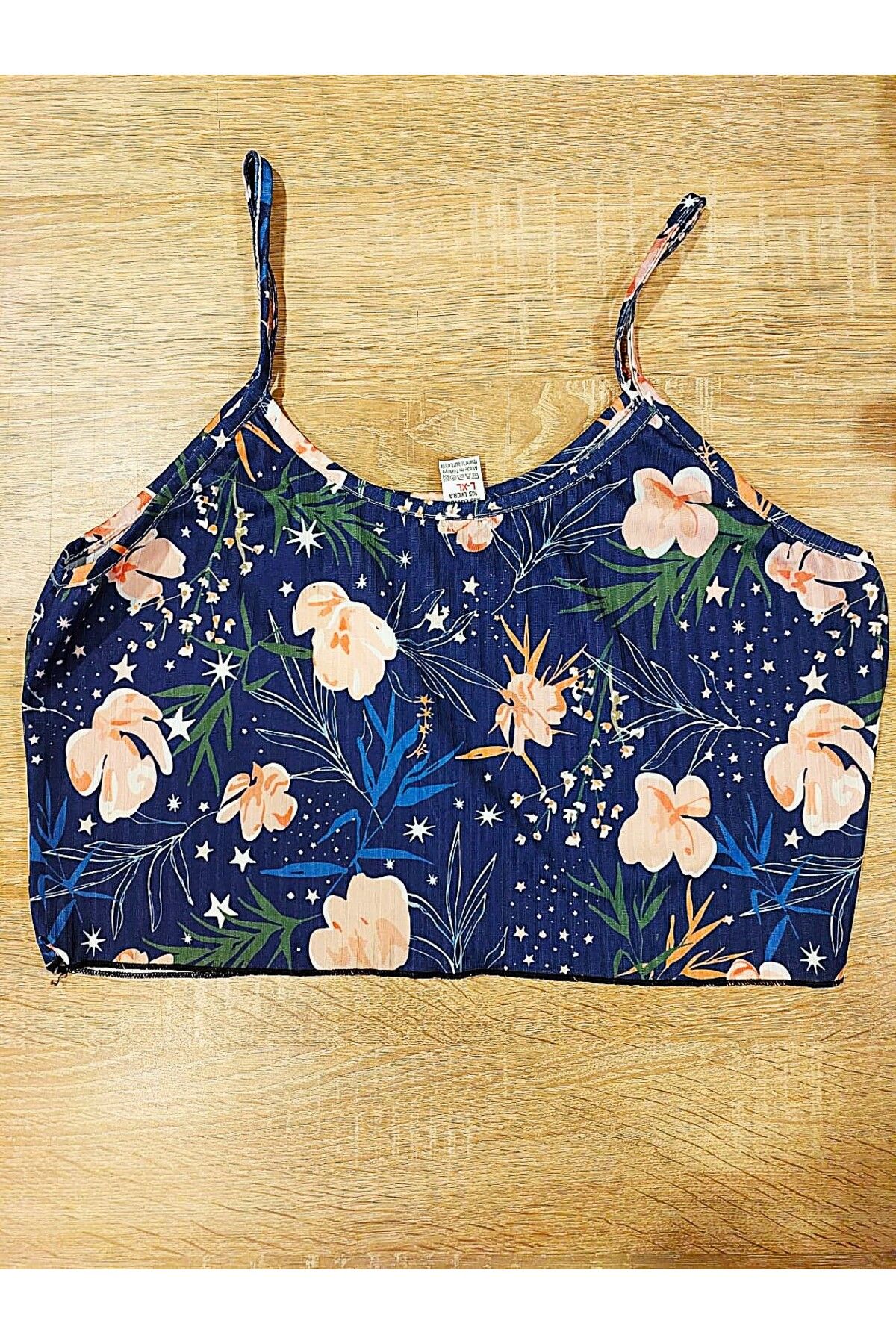 PEMBİŞ HOMEWEAR Flowers2 Crop Atlet