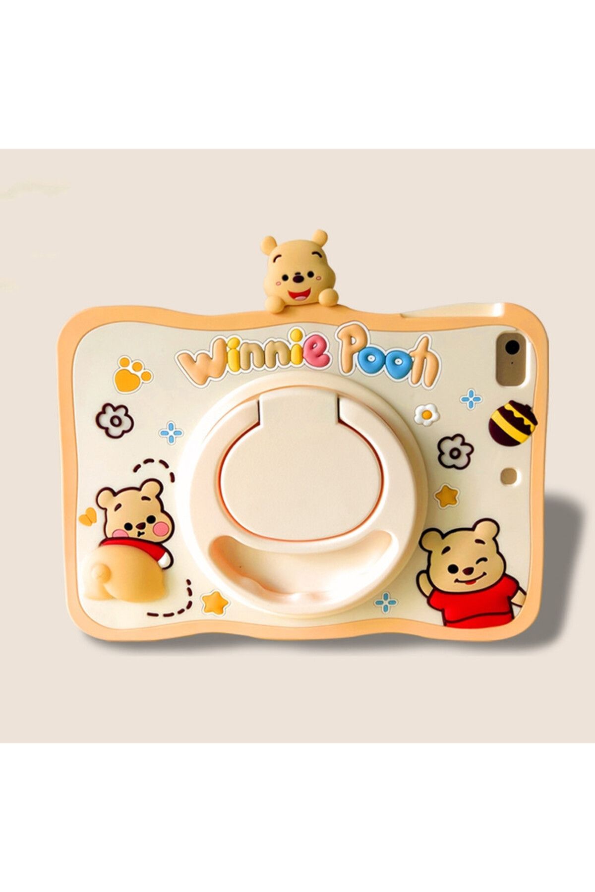 UnDePlus-Case for Samsung Galaxy Tab A8 10.5 Sm-X200 2021 Case Cute Dolls with Stand Fun 3D Character Kids Case 1