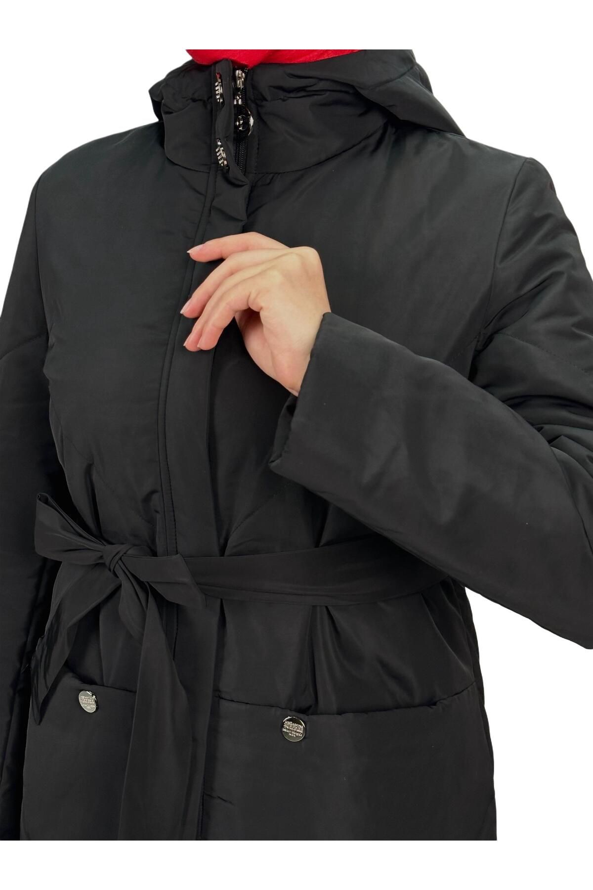 ottoman wear-Black Puffer Jacket - Otw1075 5