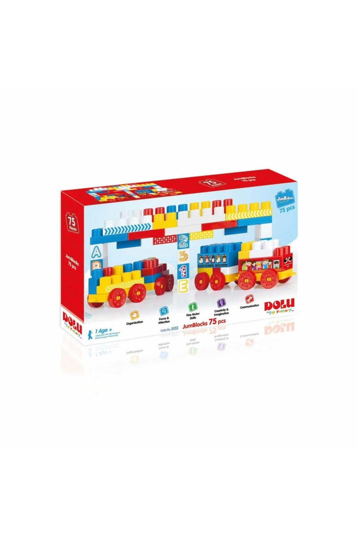 robotrend Çocuk 5032 Mega Blok Seti 75'Li -Dolu