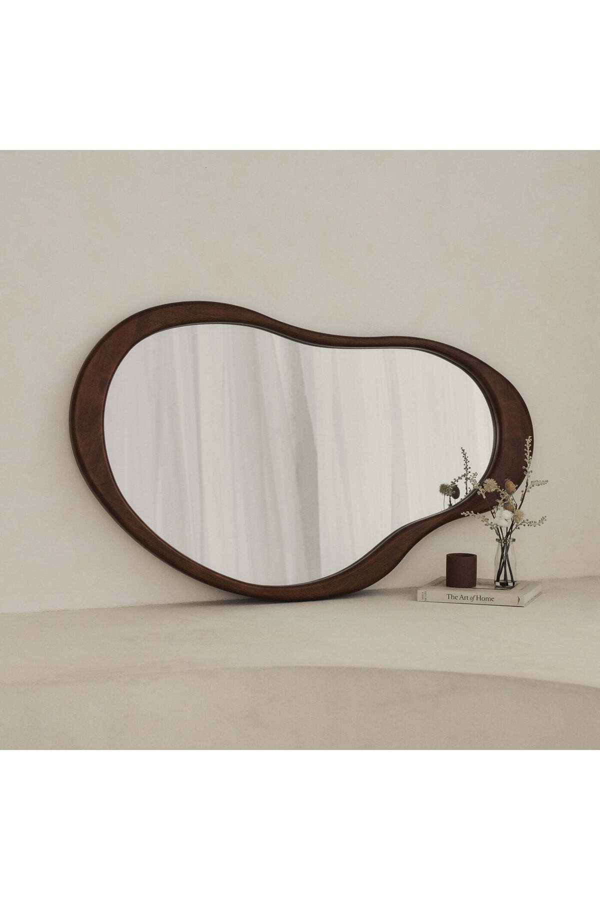 Felicity Mirror 130x80 cm Dekoratif Tasarım Ahşap Konsol Üstü Duvar Aynası - Pinterest Duvar Dekor Aynası - 48