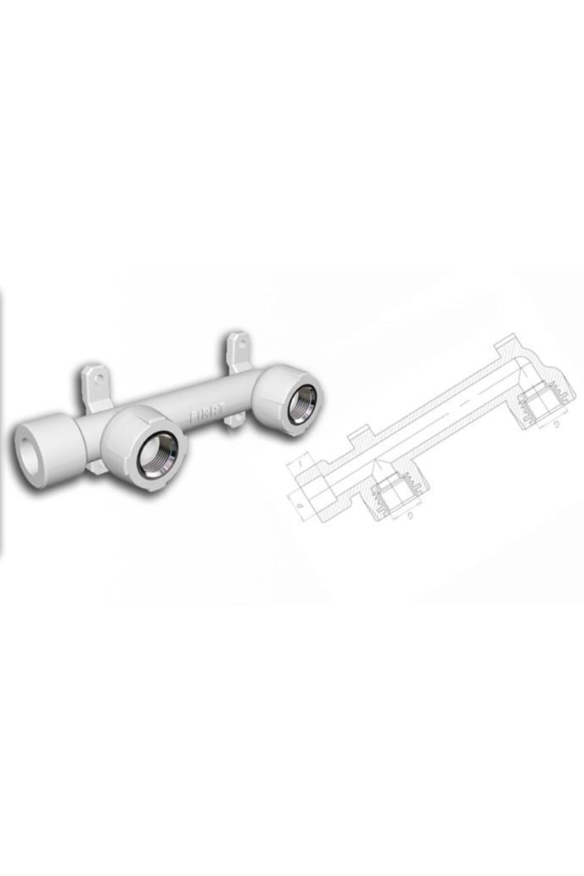 OEM Ege Yıldız PPRC 20X1/2 Taharat Bağlantısı Gri