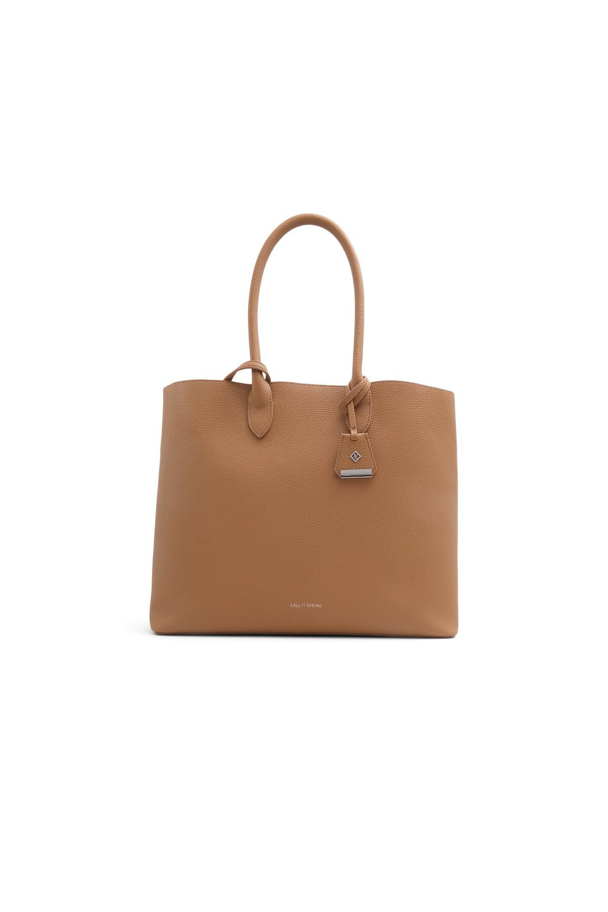 Call it Spring-Women's Brown Tote Bag With Single Compartment 1
