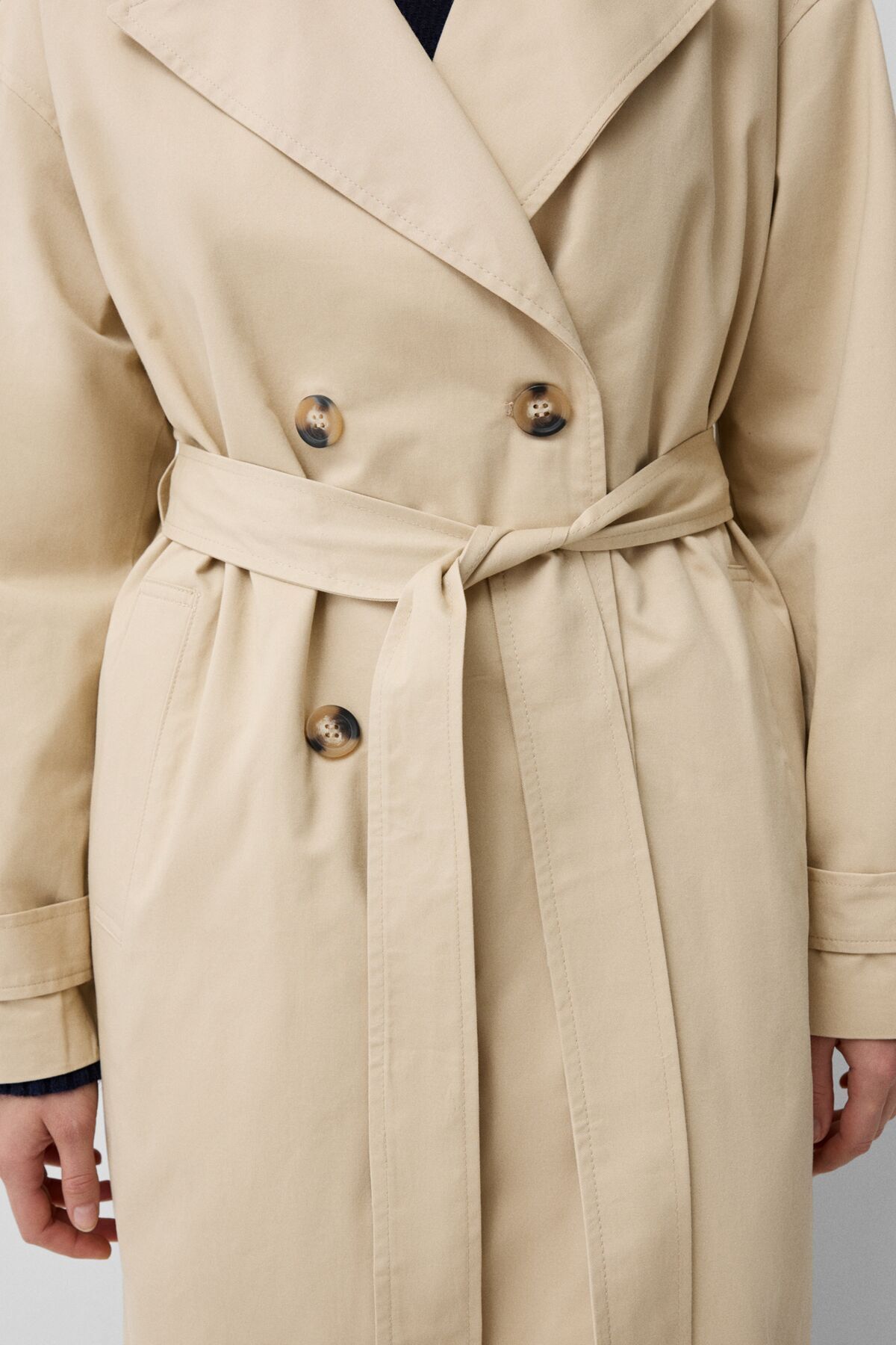 Bershka-Trench Coat - Brown - Basic 6