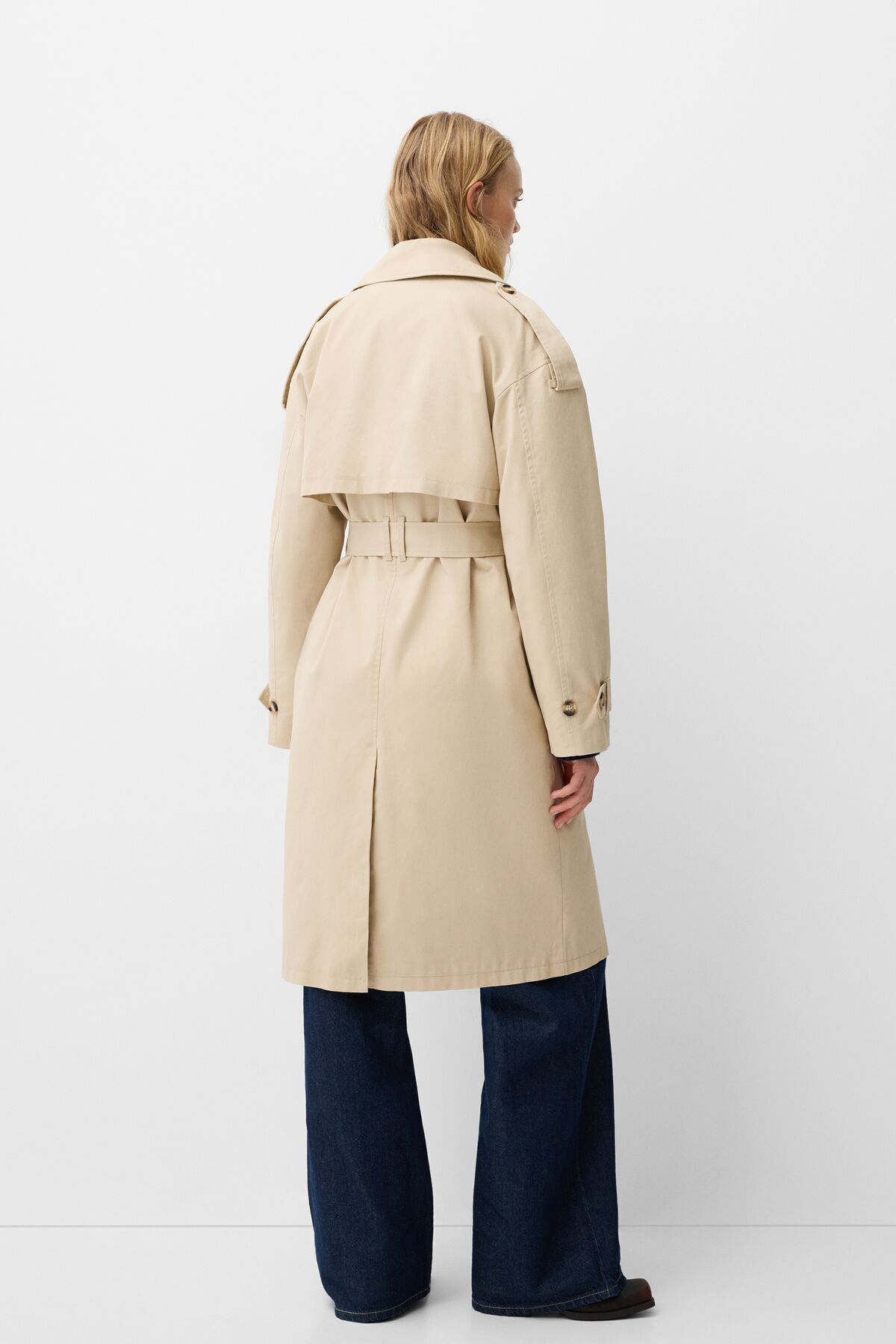 Bershka-Trench Coat - Brown - Basic 4