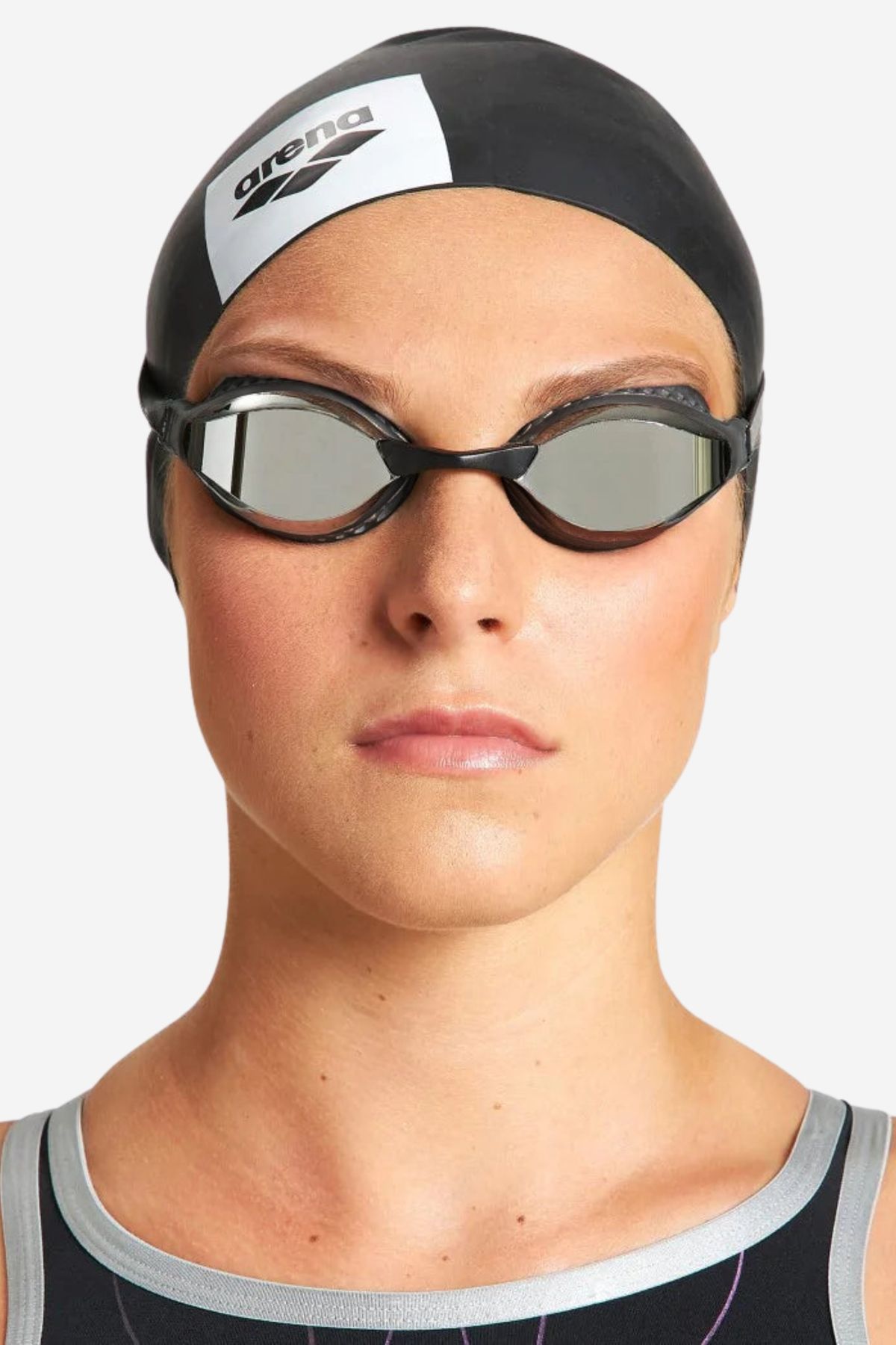 ARENA-Air-I Black Unisex Swimmer - Race Goggles with Mirror 7