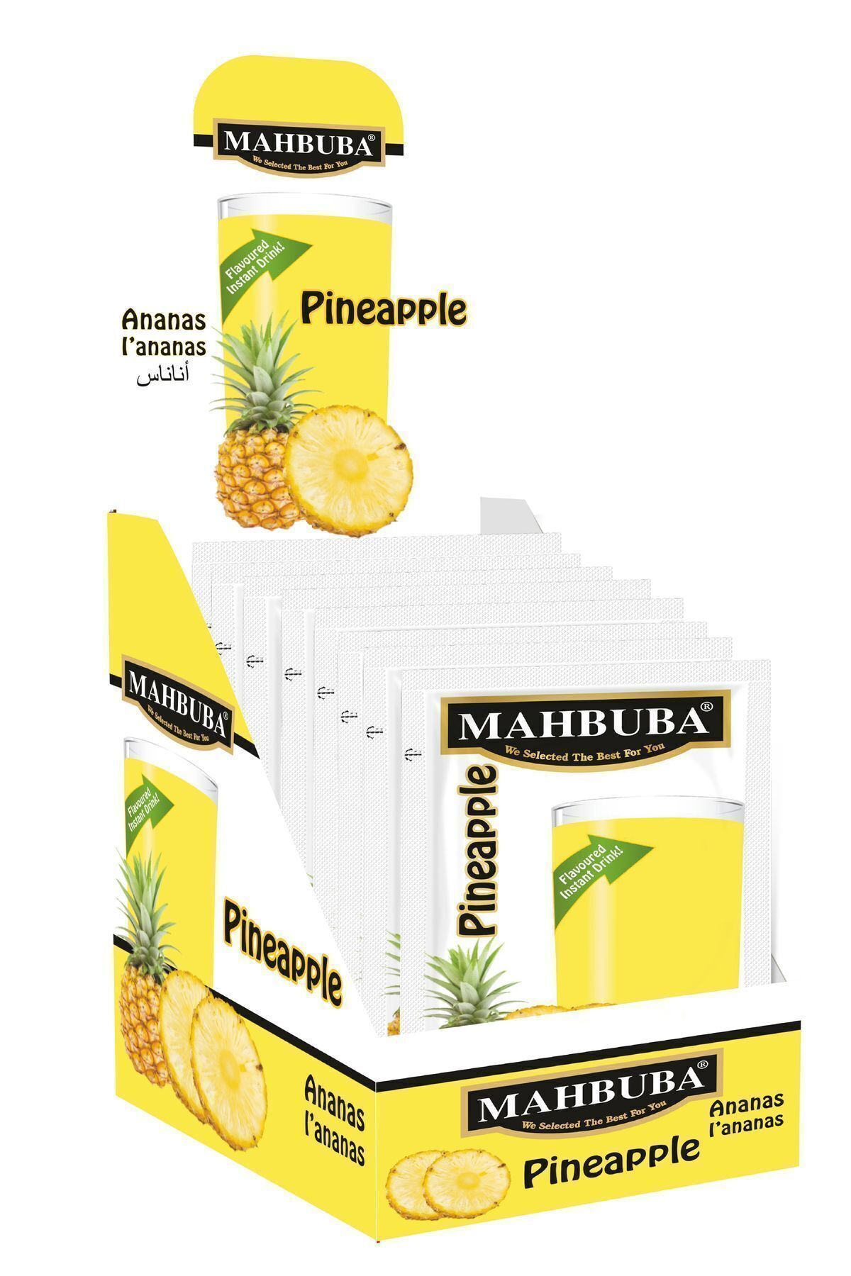 Mahbuba Ananas Aromalı Soğuk Toz Içecek 24x9gr