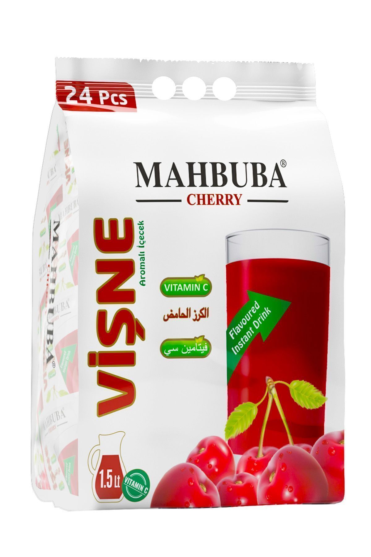 Mahbuba Vişne Aromalı Soğuk Toz Içecek 24x11.2gr