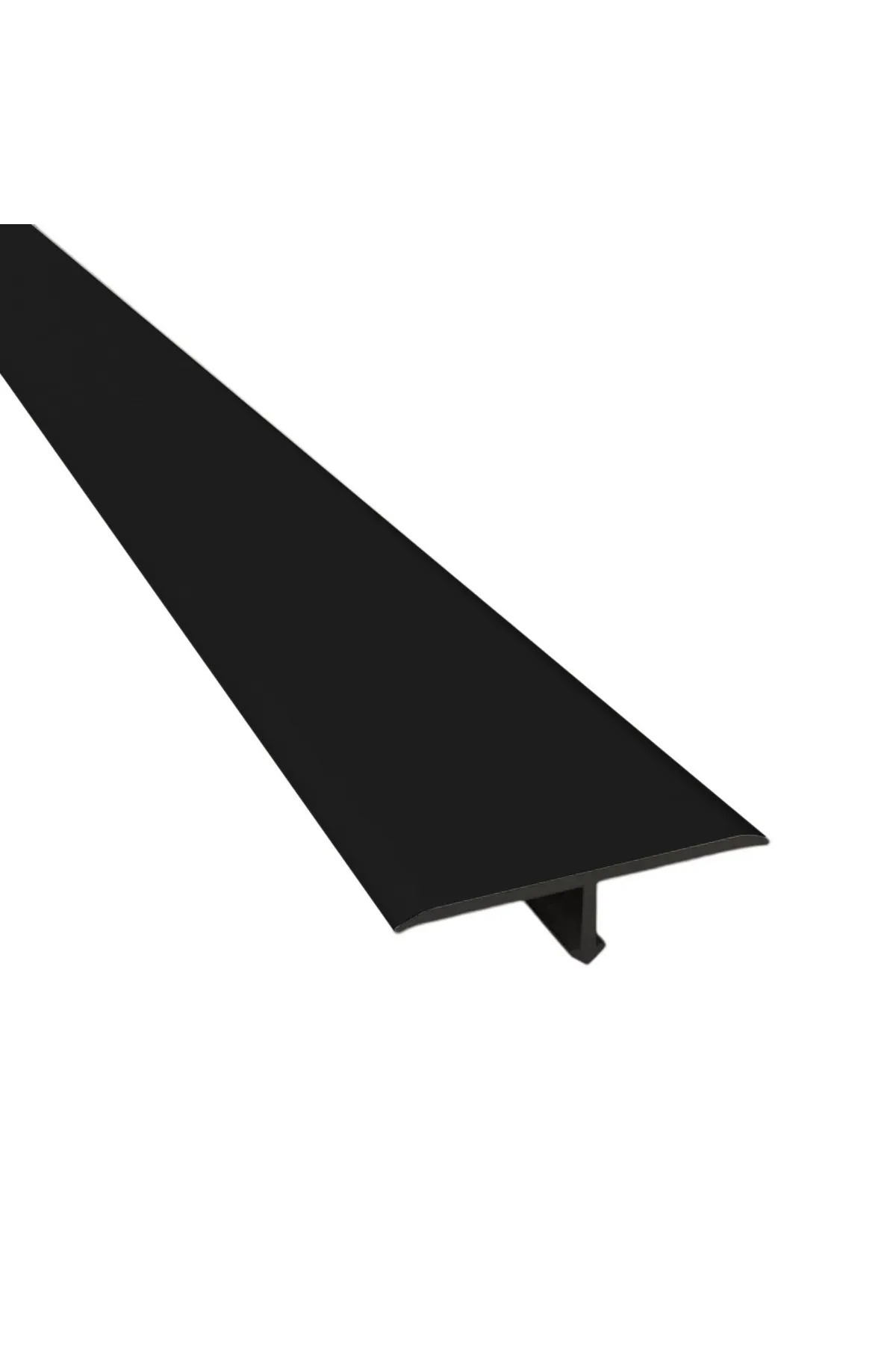 Emek Yapı Kapı Eşik Profili Parke Kapı Altı Çıtası T Model Alüminyum Siyah 90cm*3cm*8mm