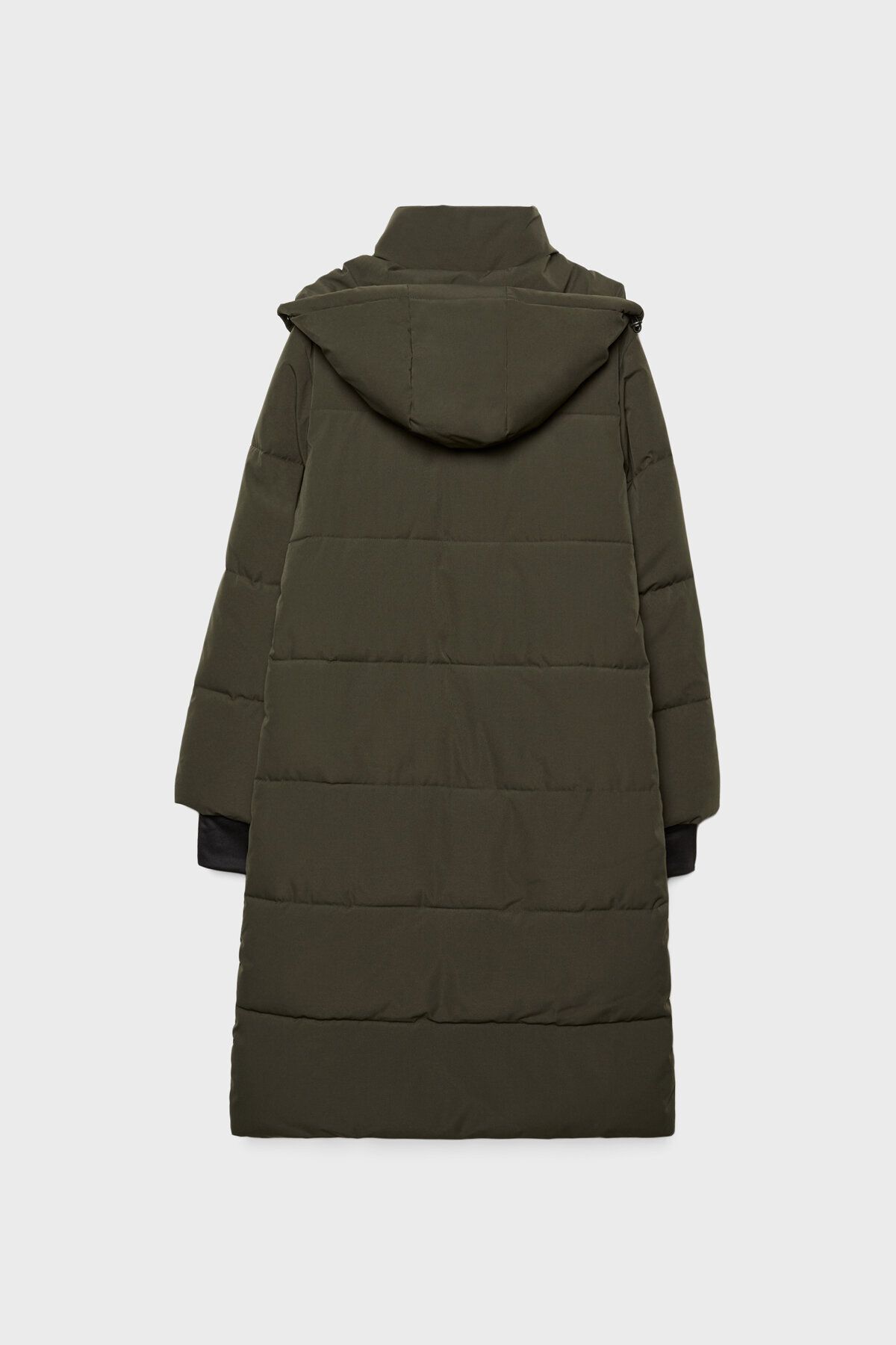 Stradivarius-Long puffer coat with hood 6