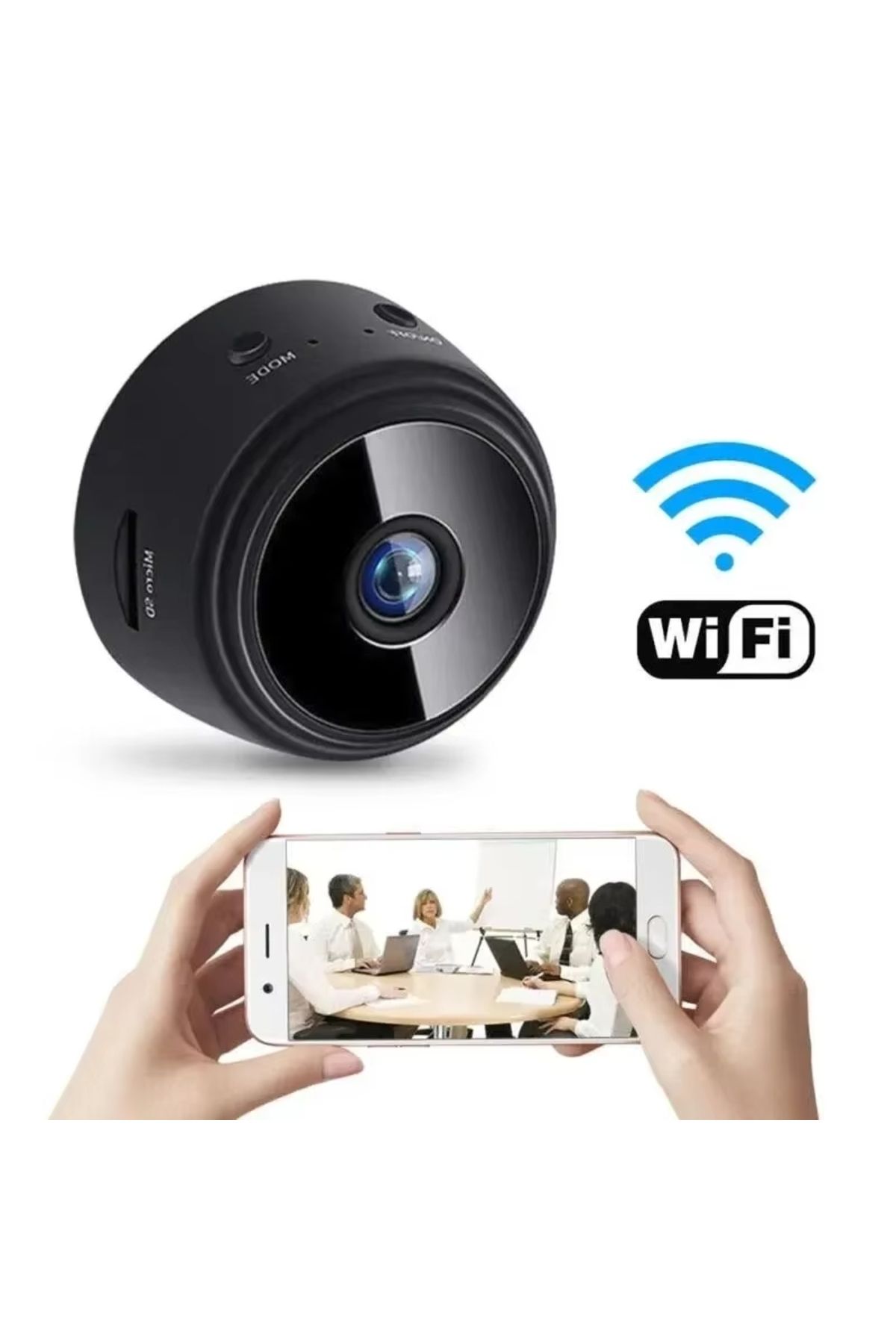 Mini HD Kamera - Kablosuz Taşınabilir Kamera  WiFi Güvenlik Çözümü