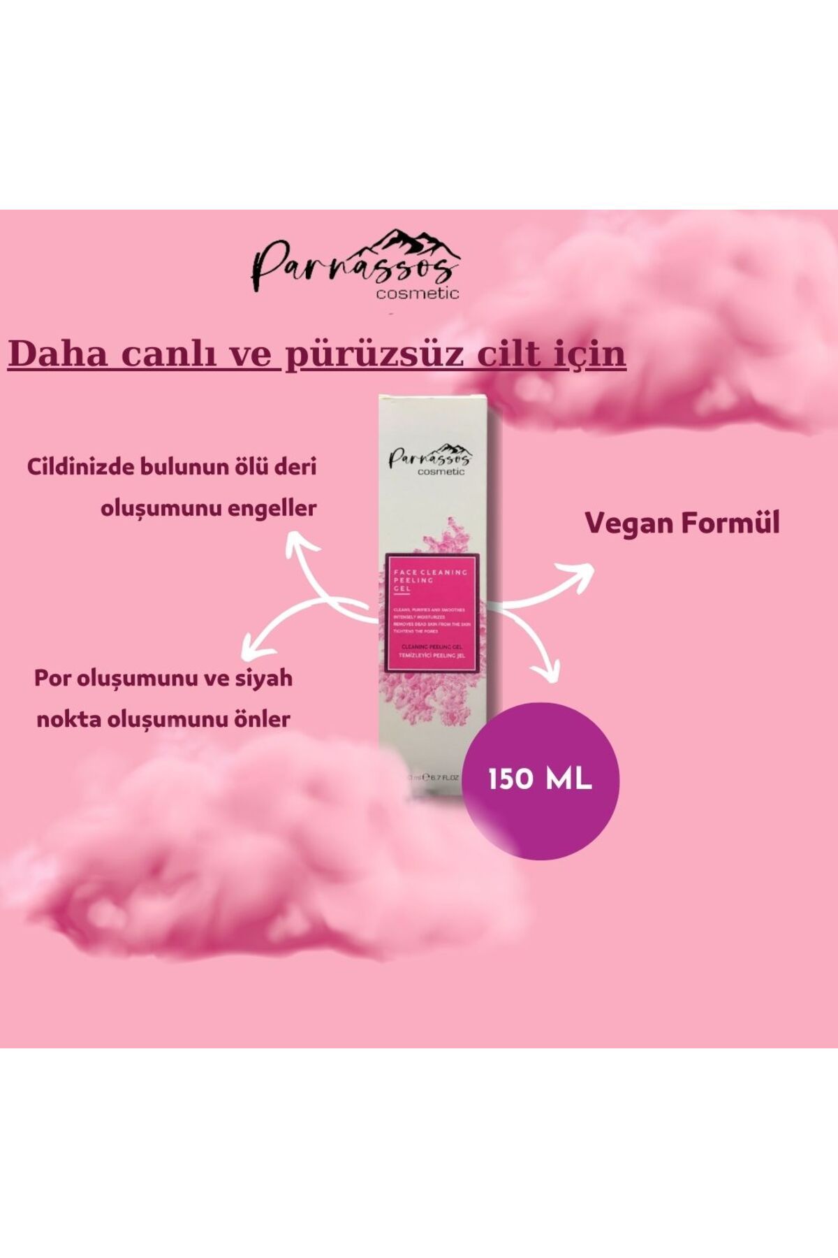 Parnassos Cosmetic Kayısı Çekirdekli Arındırıcı Peeling 150 ML