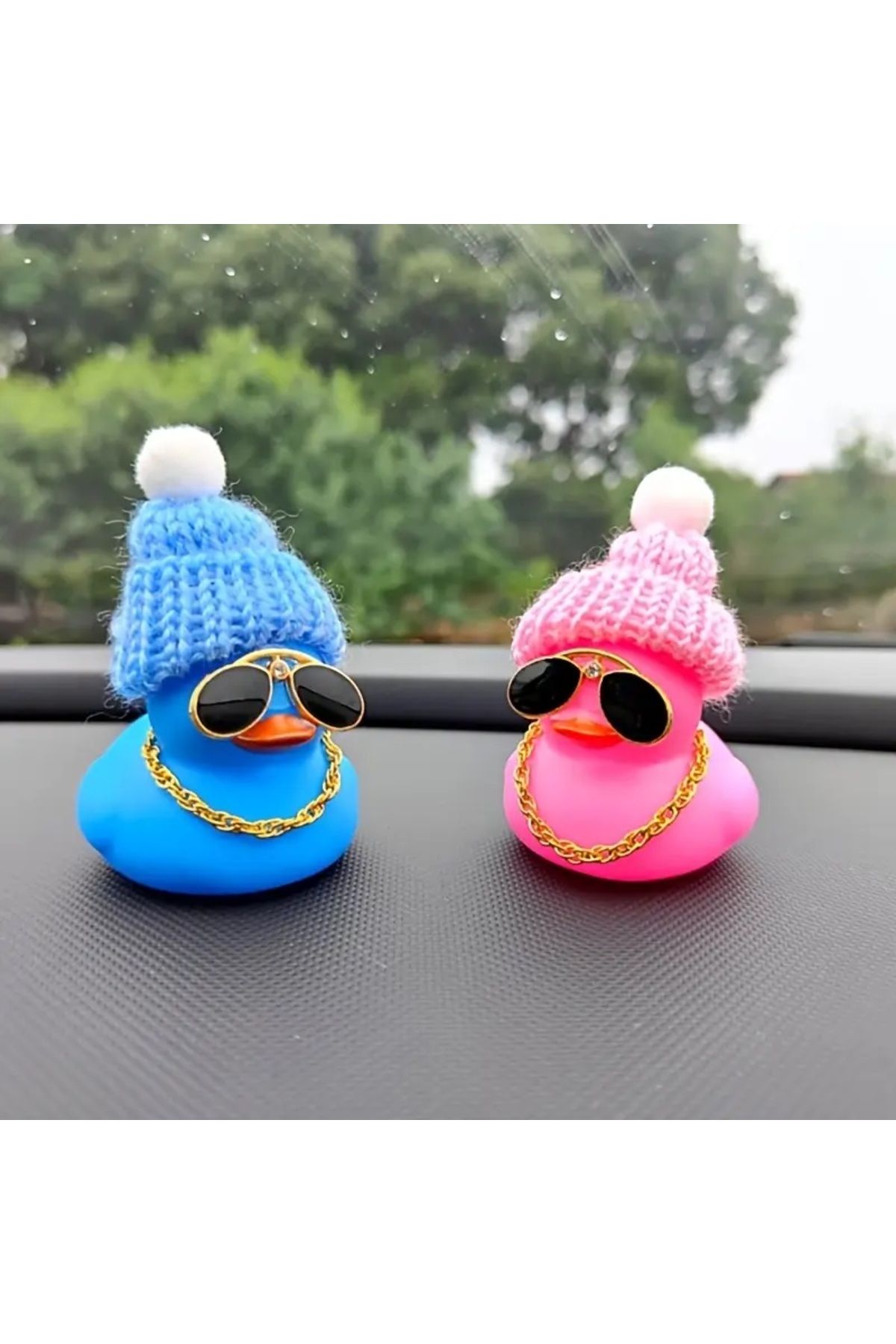 ÇiçekAntalya-Pink and Blue Double Duck Set – Beret Overlapping Ducks for Torpedo 6