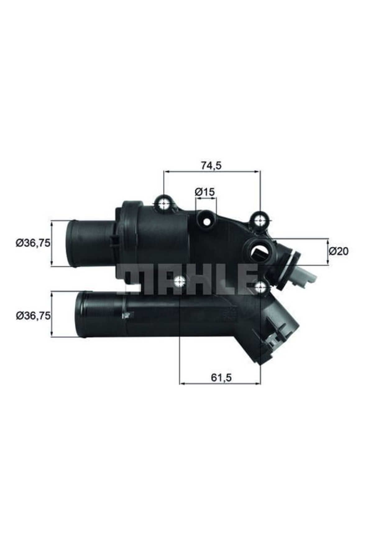 MAHLE TH4683 TERMOSTAT KOMPLE 83°C 407 06-508-10-C5 06-MONDEO 08-