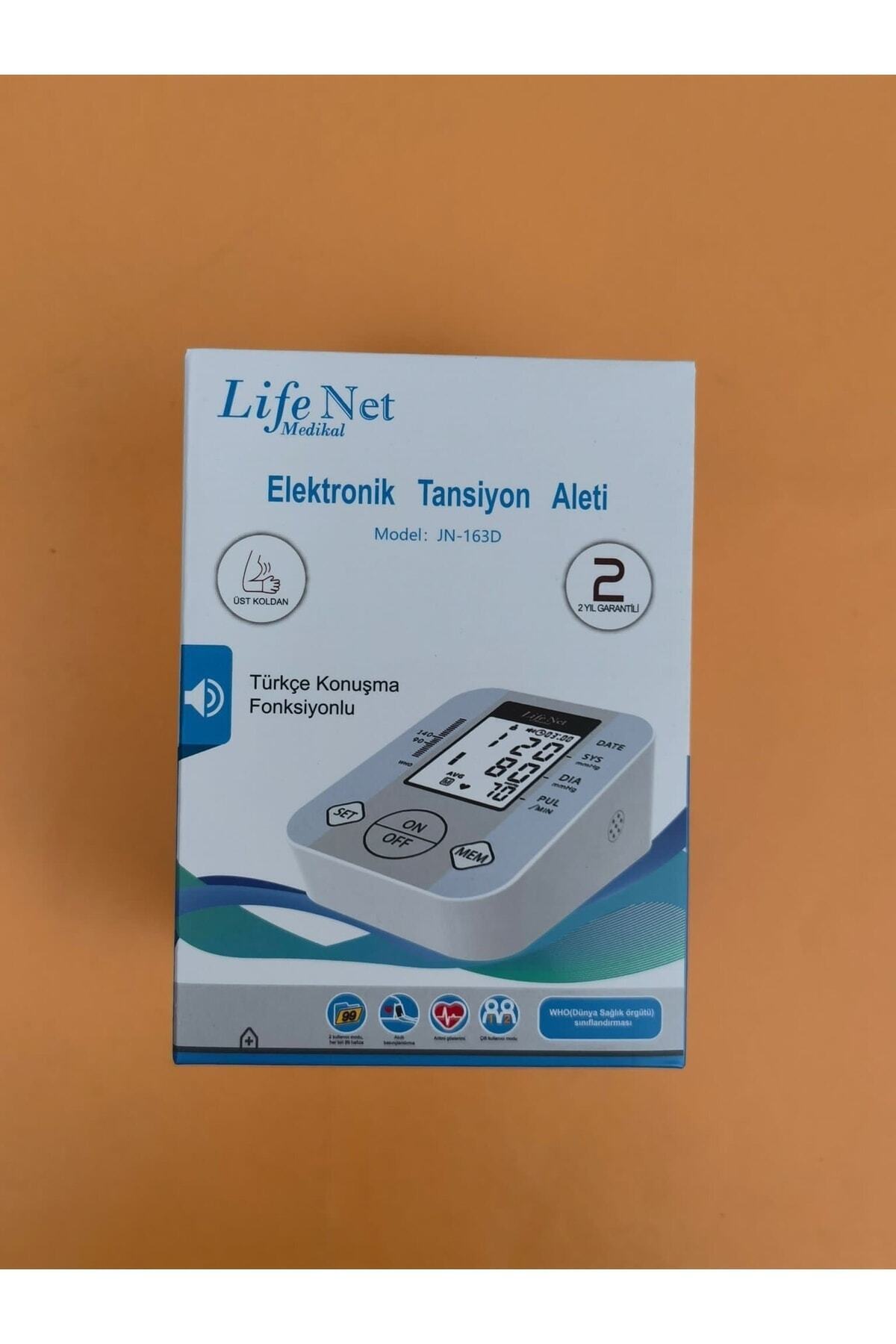 elitelane Life Net Elektronik Tansiyon Aleti Türkçe Konuşan Jn-163d Pilsiz 8681893031948