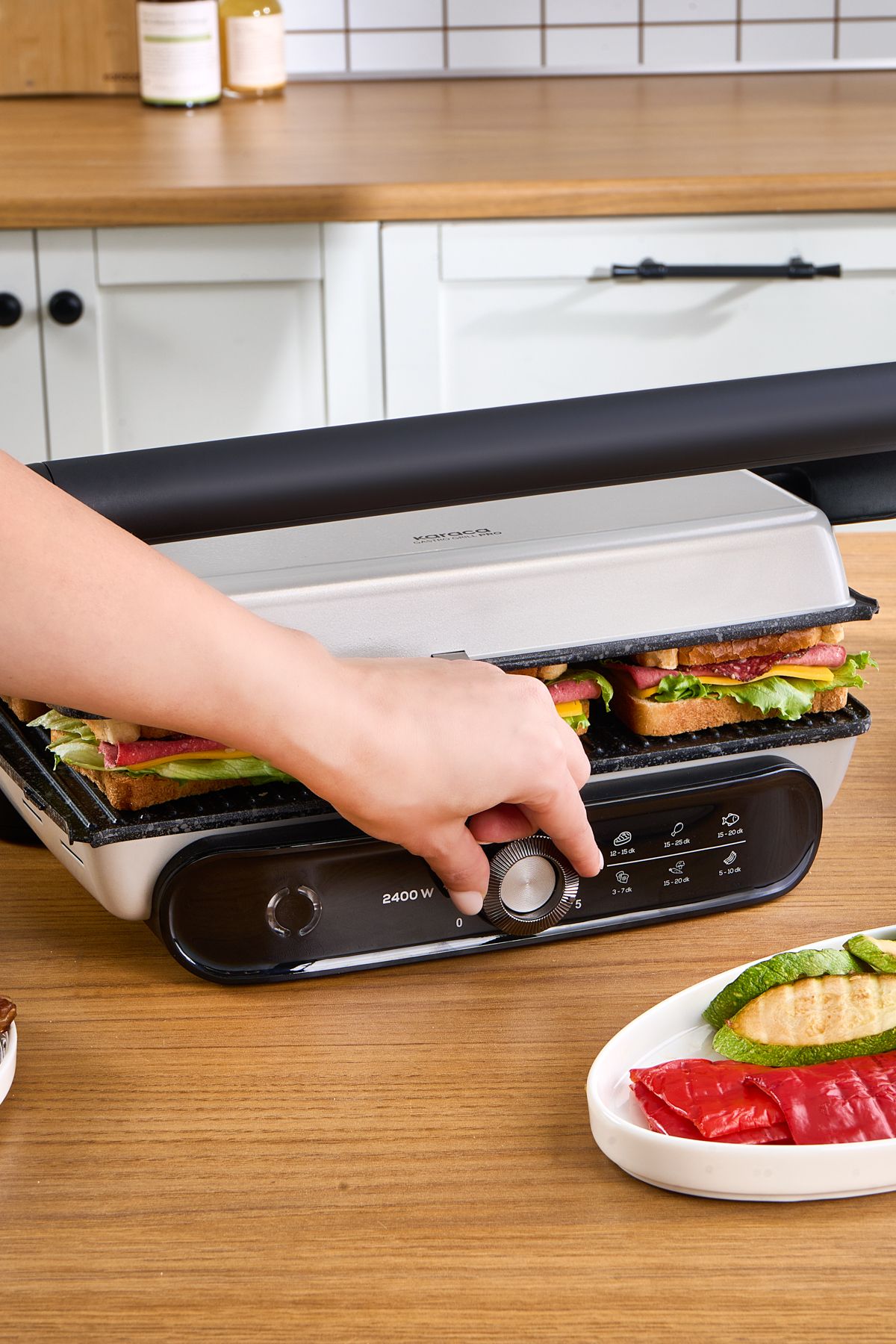 Karaca-شواية ومحمصة Gastro Grill Pro بقدرة 2400 واط 3