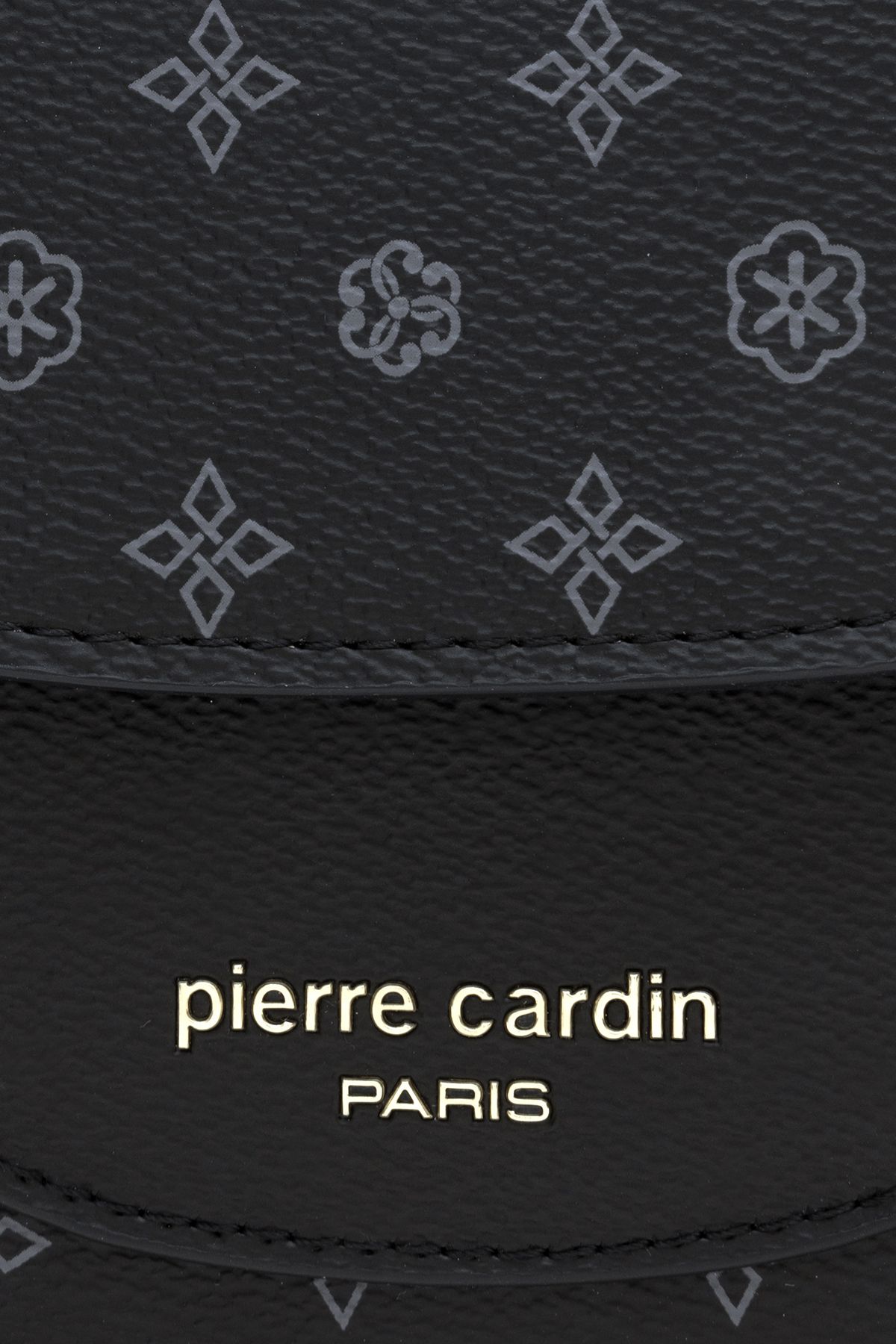Pierre Cardin-Fekete Monogram női keresztes válltáska 05PC24K24302 7