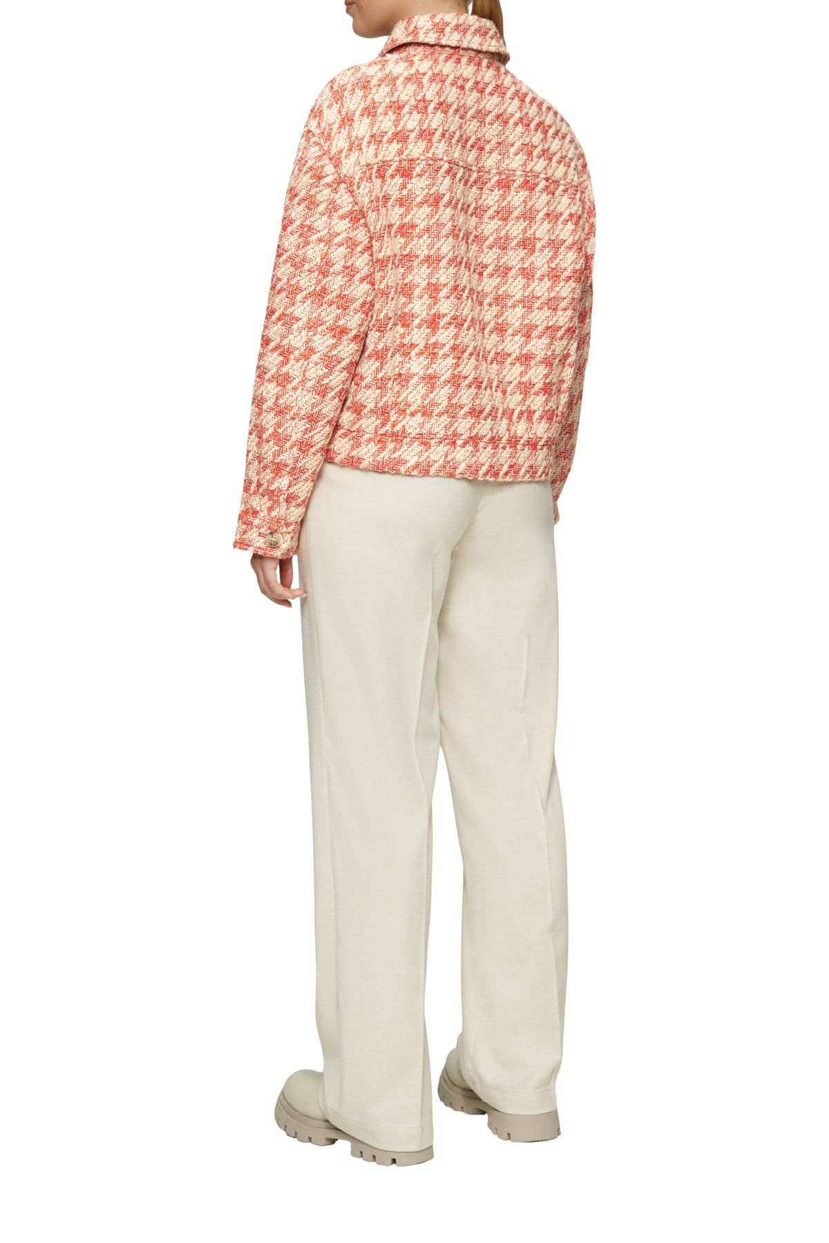s.Oliver-Bouclé-Jacket - Shirt Collar, Shaped Design 2
