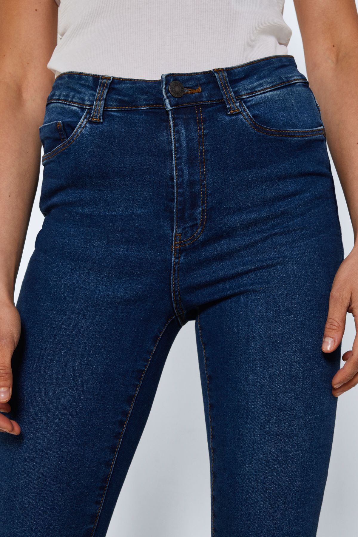 Noisy May-Jeans Damen Mittelblau Denim 1