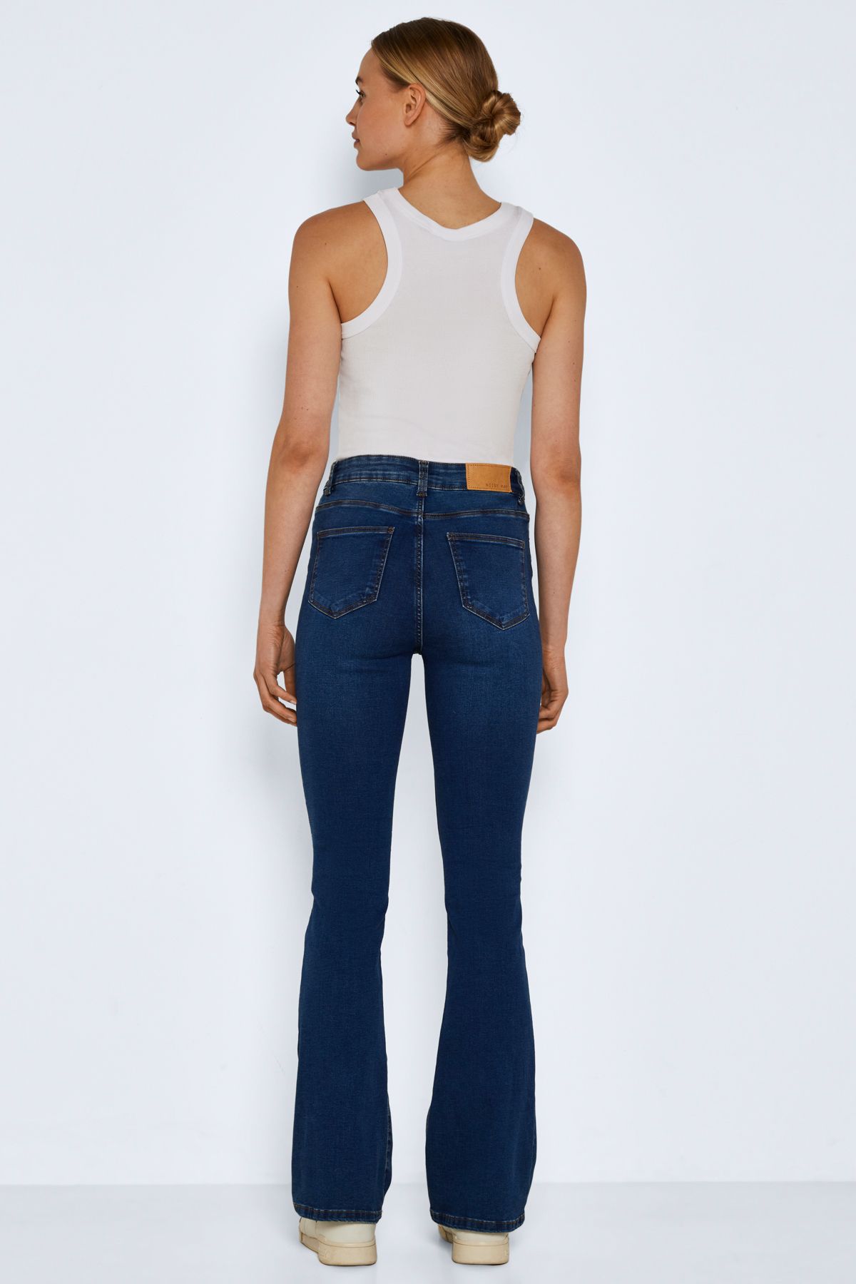 Noisy May-Jeans Damen Mittelblau Denim 7