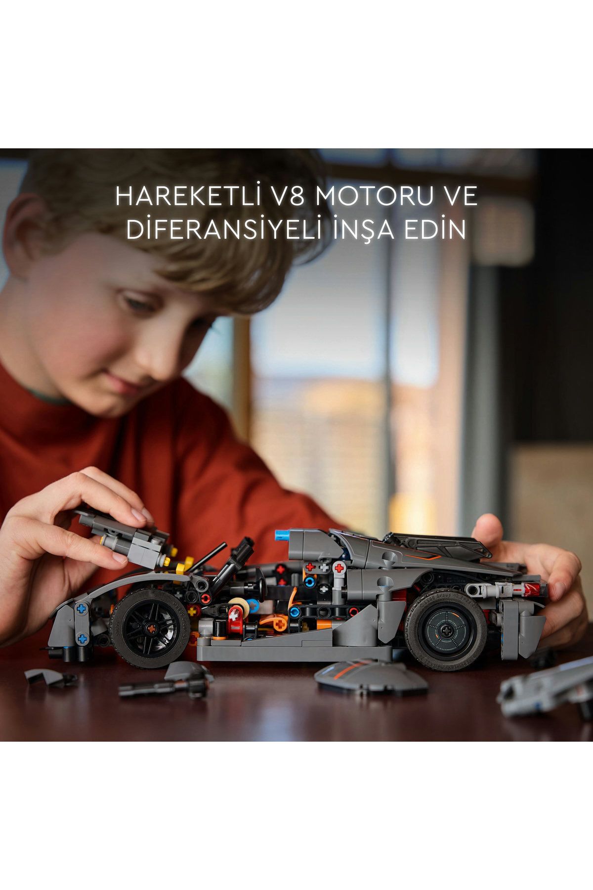 LEGO-®   سيارة تكنيك كينيجسيج جيسكو أبسولوت جراي هايبر 42173 - مجموعة بناء نماذج الألعاب 10+ (801 Pr) 7