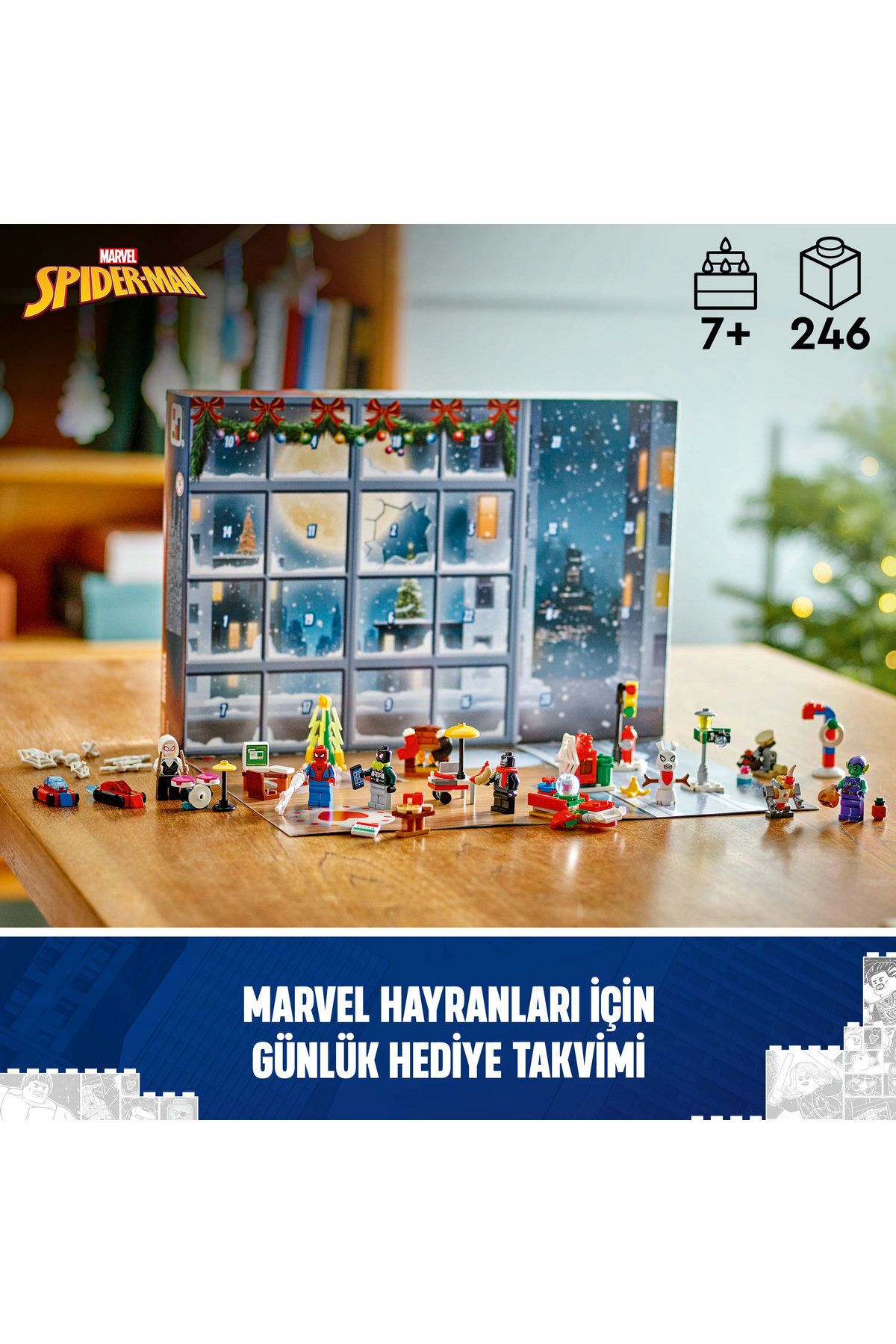LEGO-® |   Marvel Spider-Man 2024 Advent Calendar 76293 - Building Set for Ages 7+ (246 Pieces) 8