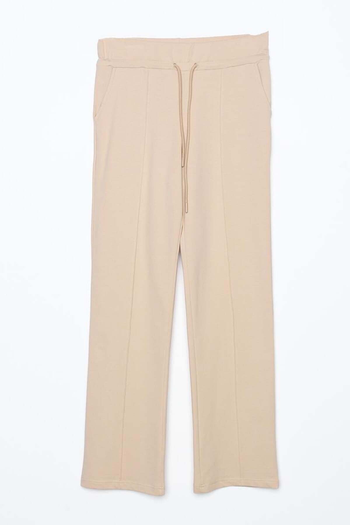 ALLDAY-Beige01-Sweatpants with Pockets 6