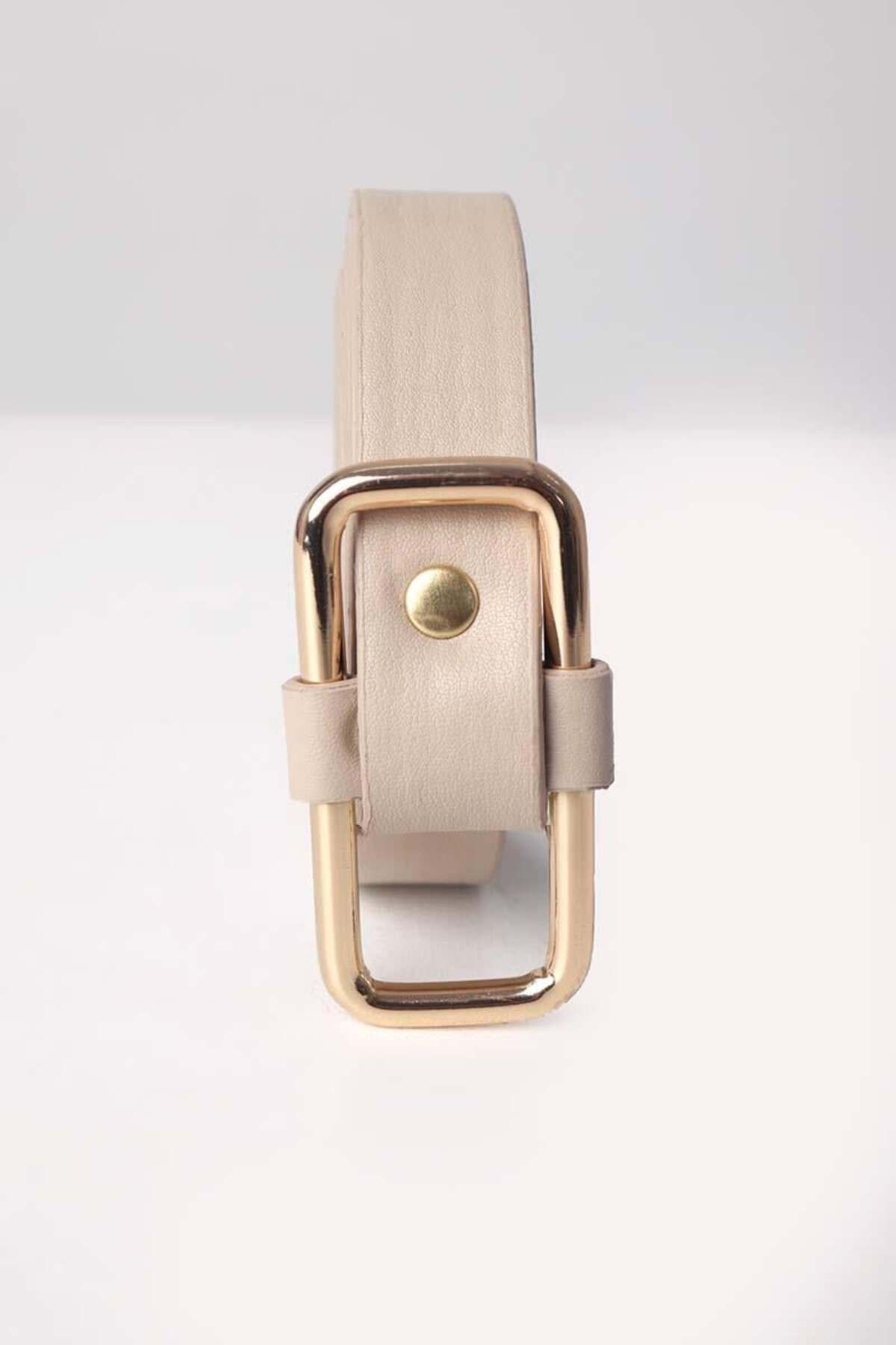 ALLDAY-Beige-Rectangular Buckle Belt 3