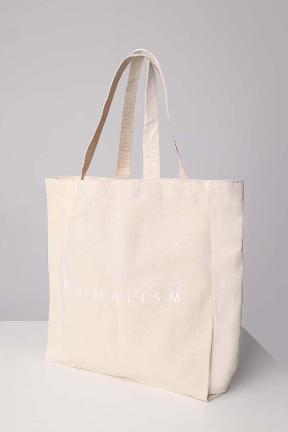 ALLDAY-Cloth Bag - White Printed 1