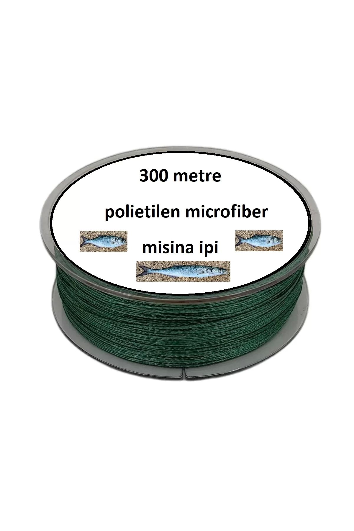 ÇERÇİCİ Misina 300m Polietilen Microfiber 2.0 Ip Misina Yeşil