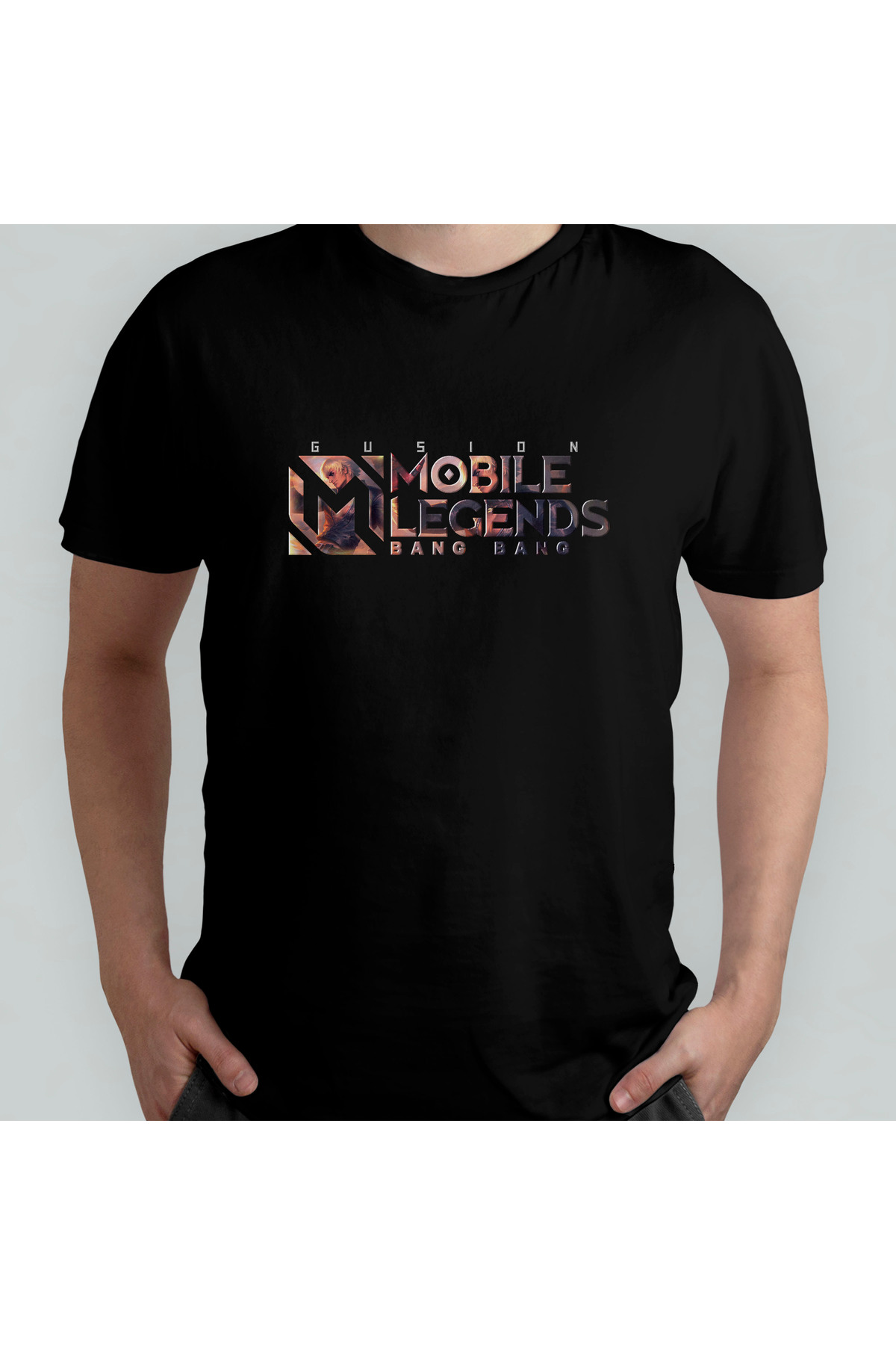 Pixxa Mobile Legends Gusion %100 Pamuklu Bisiklet Yaka T-Shirt