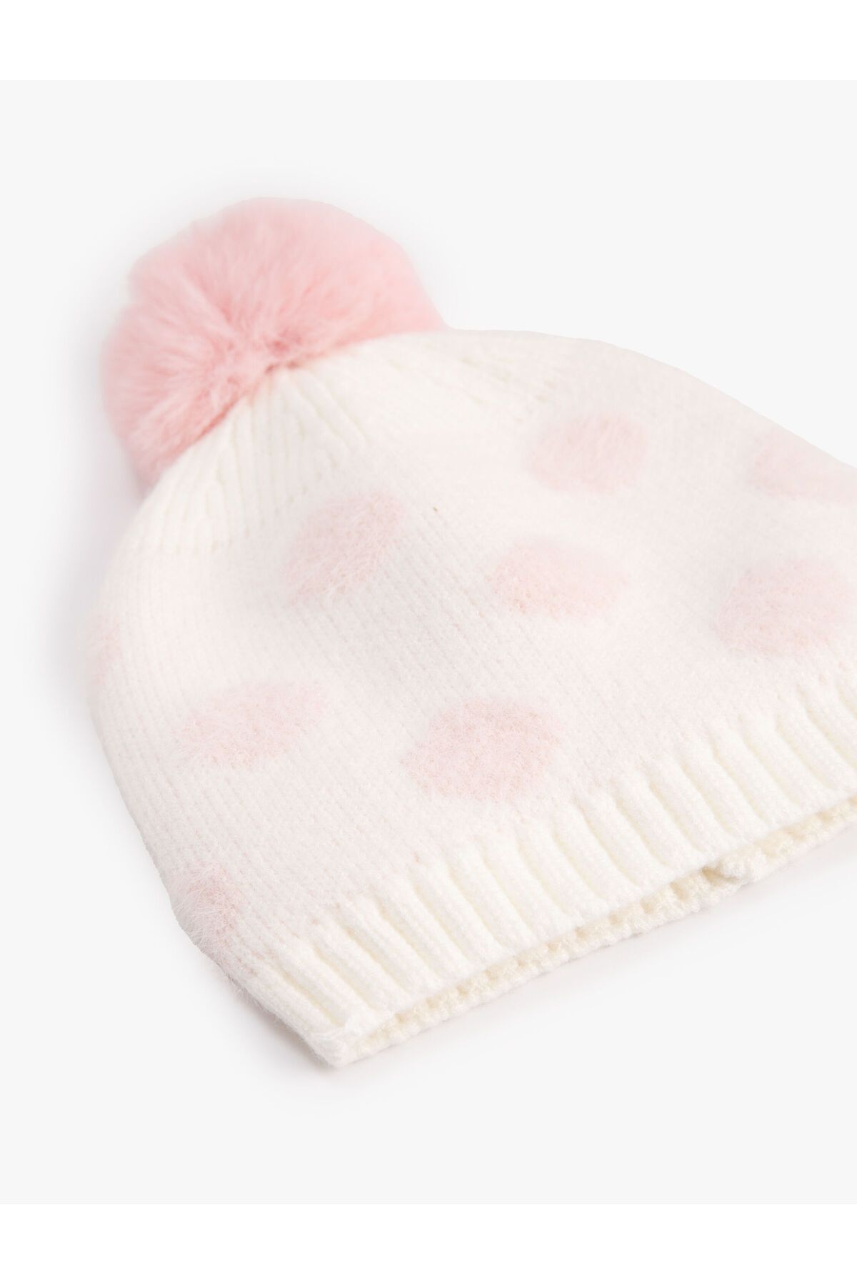 Koton-Beret Soft Textured with Pompom Detail 3