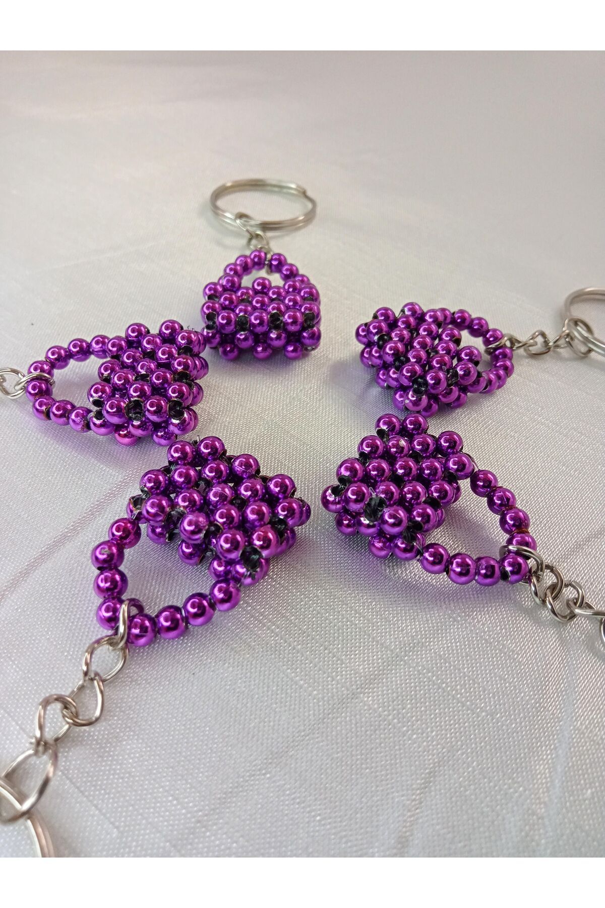 ebsa-Purple Bag Model Gift Keychain Promise Engagement Henna Birthday (5 Pcs) 1