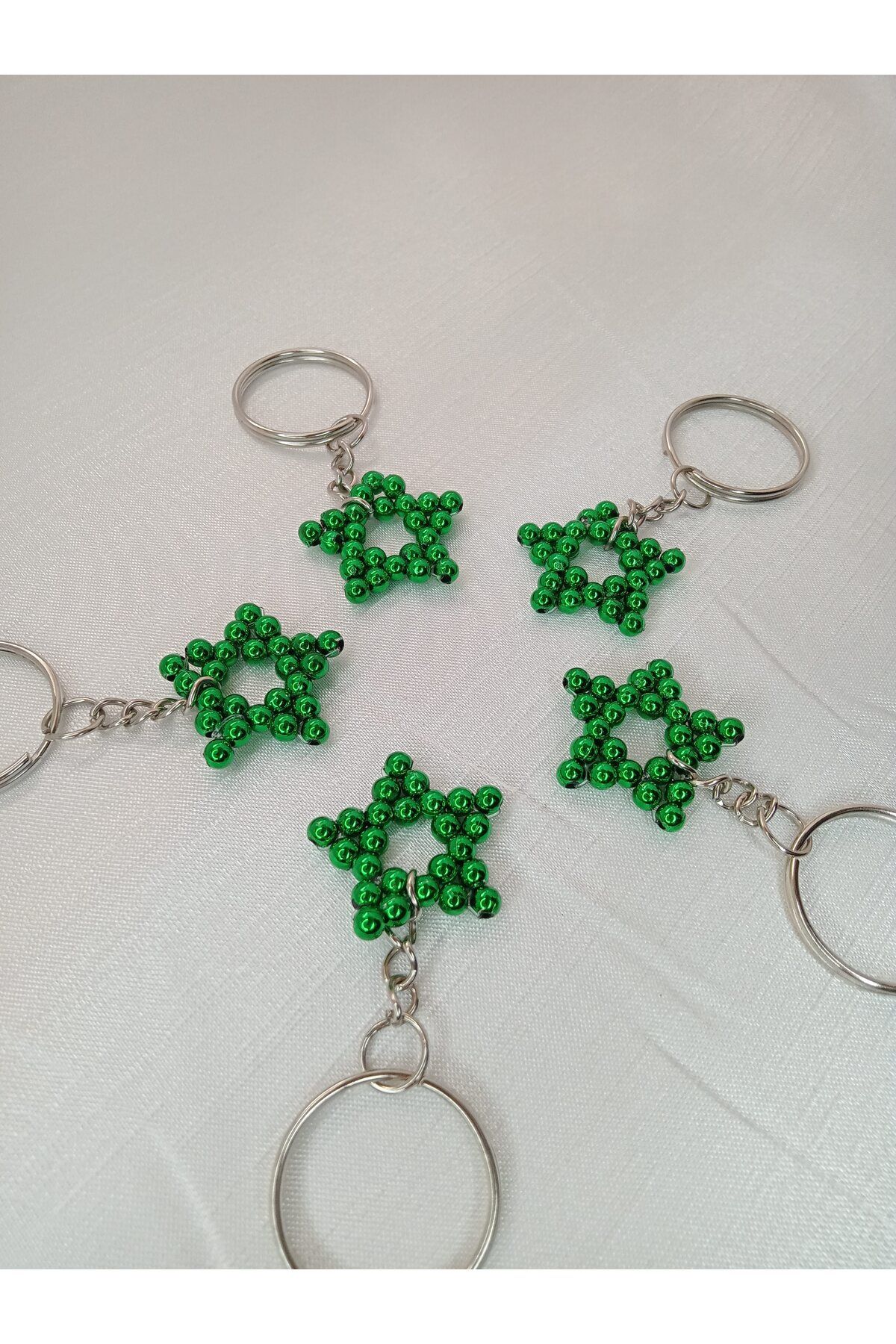 ebsa-Green Star Model Gift Keychain Promise Engagement Henna Birthday (5 Pcs) 7