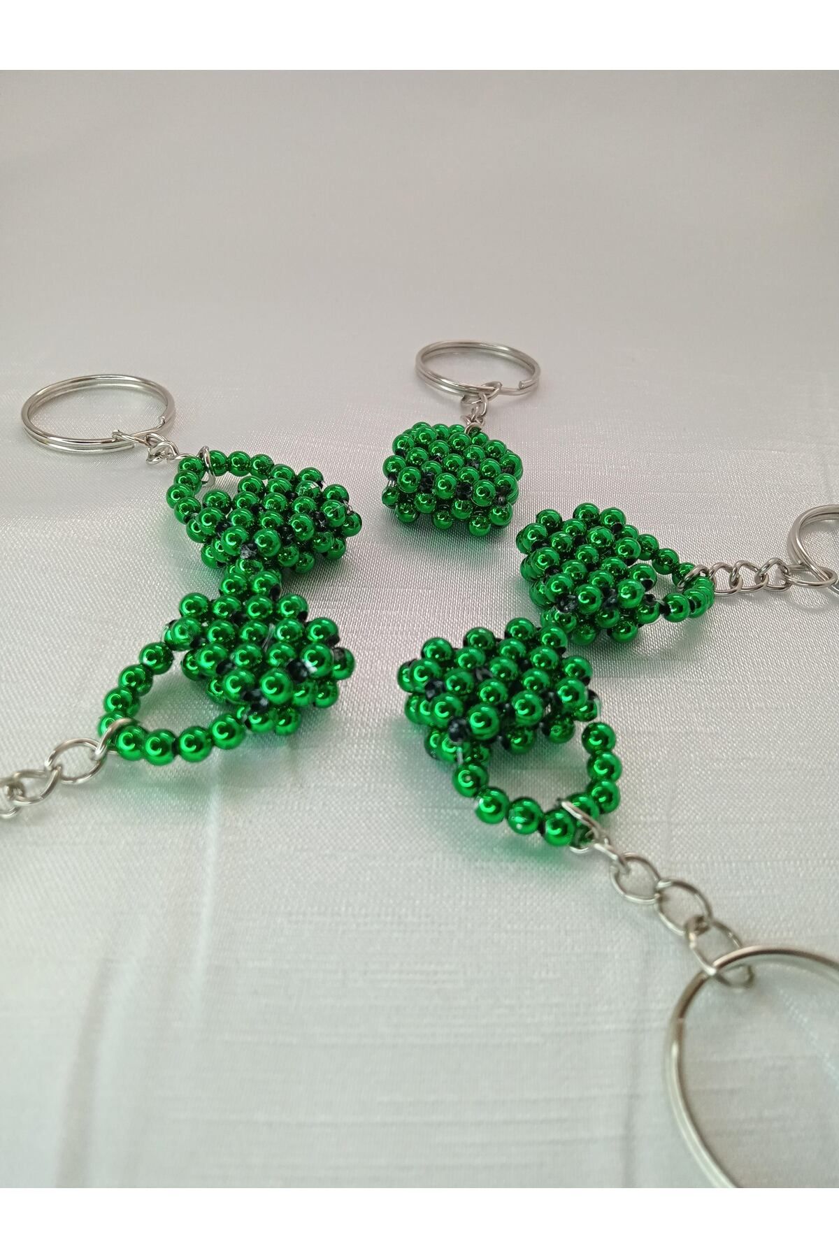 ebsa-Green Bag Model Gift Keychain Promise Engagement Henna Birthday (5 Pcs) 1