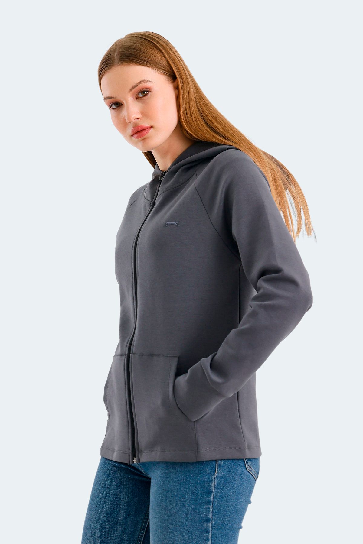 Slazenger-Vasco Women's Sweatshirt Dark Gray 4